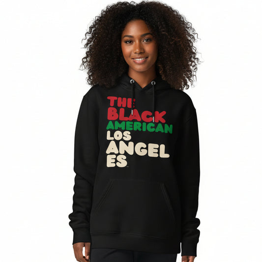 The Black American Los Angeles Premium Unisex Hoodie - The APWT Gift Shop