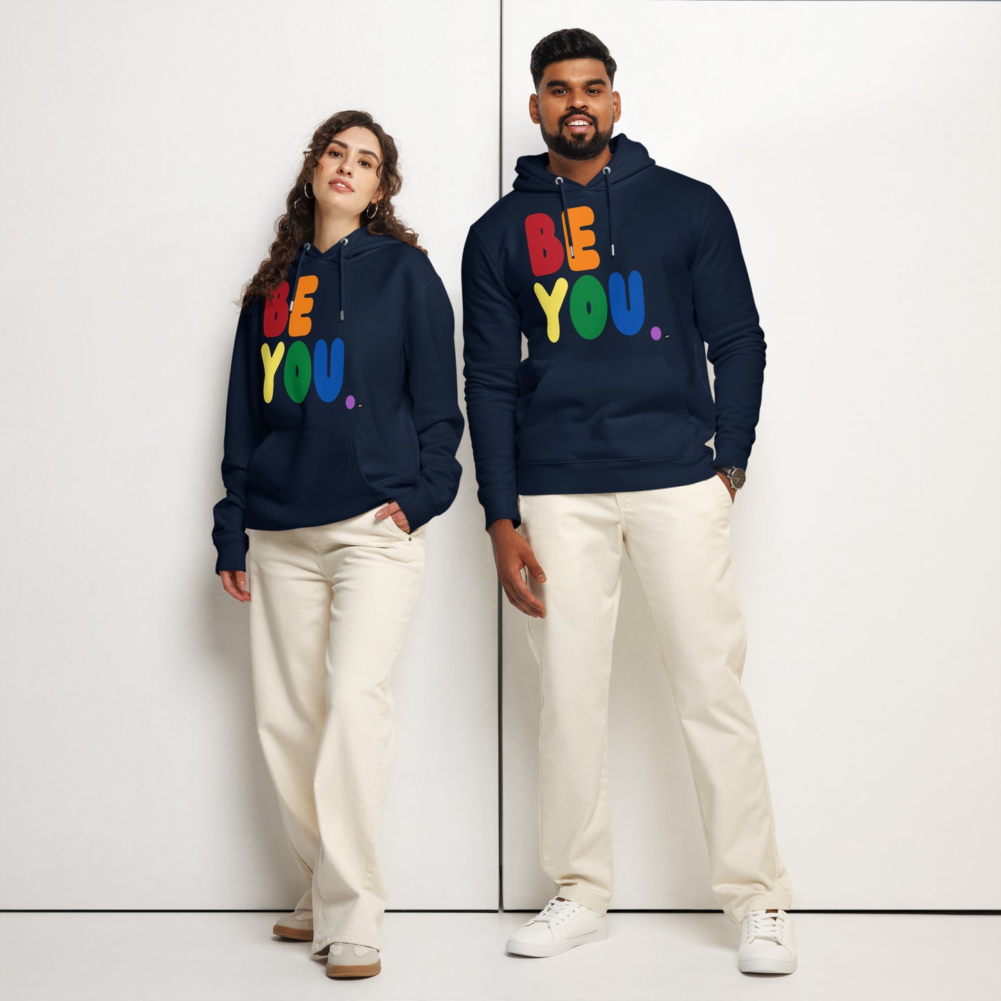 Rainbow Be You Premium Unisex Hoodie - The APWT Gift Shop