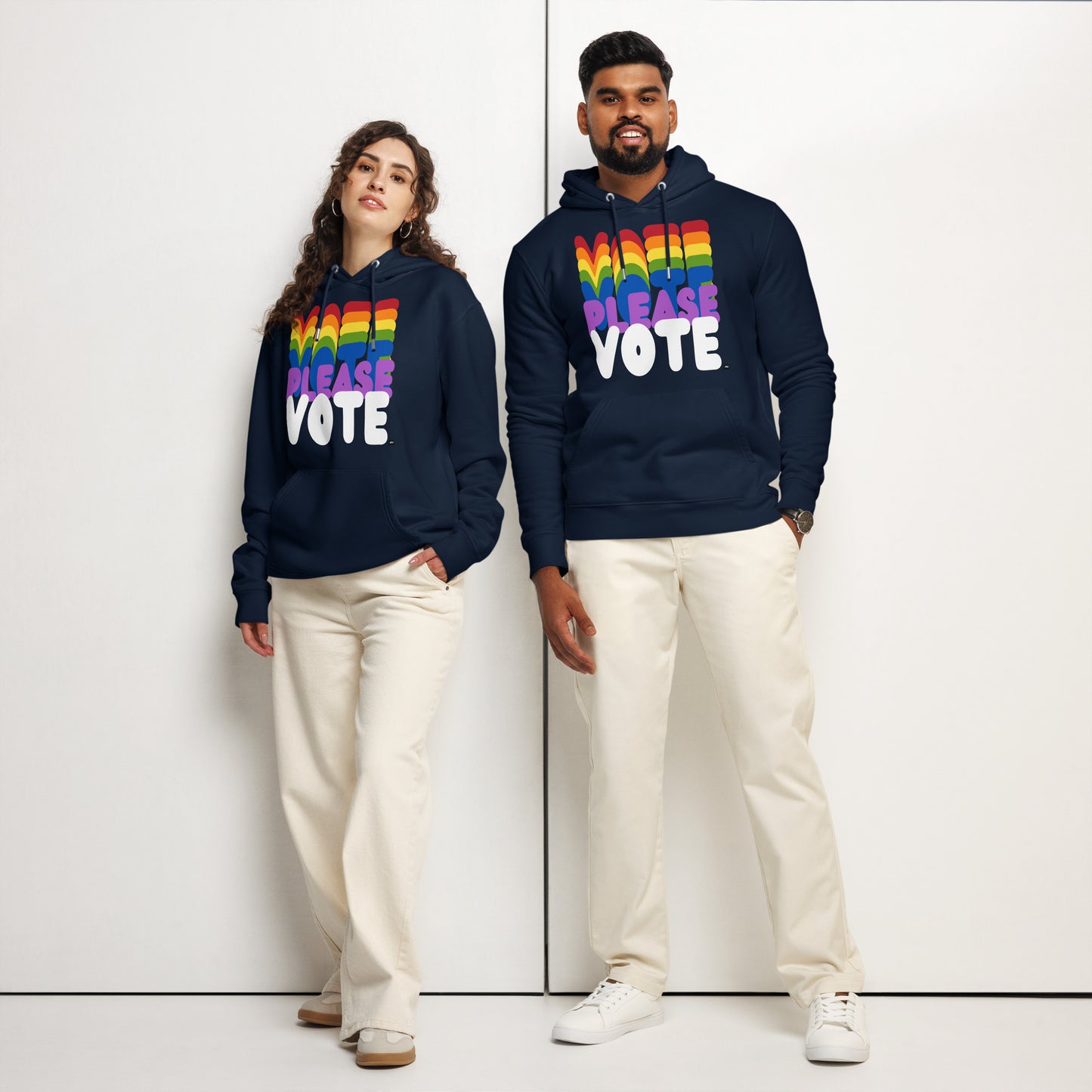 Please Vote in Color Premium Unisex Hoodie