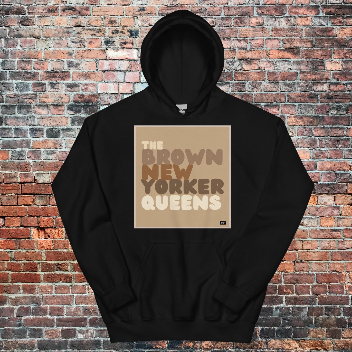 The Brown New Yorker Queens Unisex Hoodie - Available in Assorted Colors