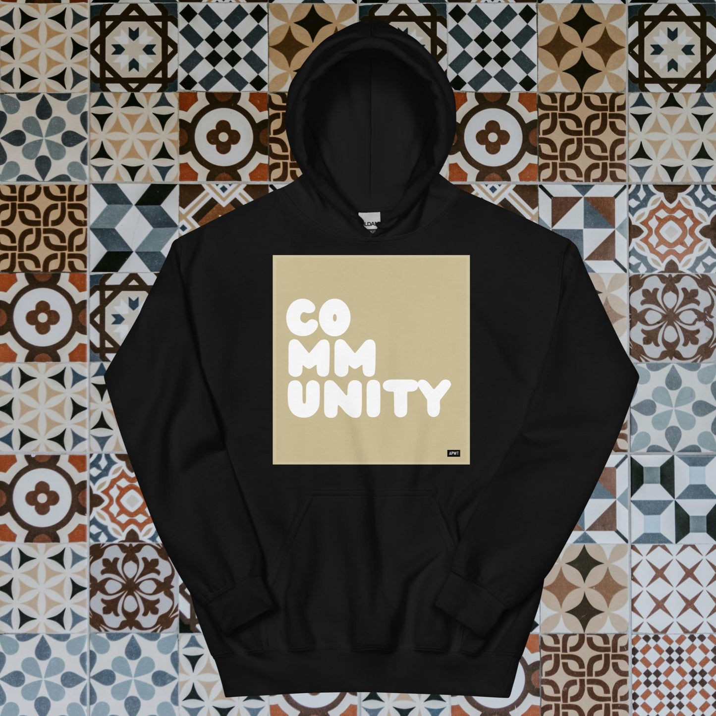 A Community in Beige Unisex Hoodie - Available in Assorted Colors