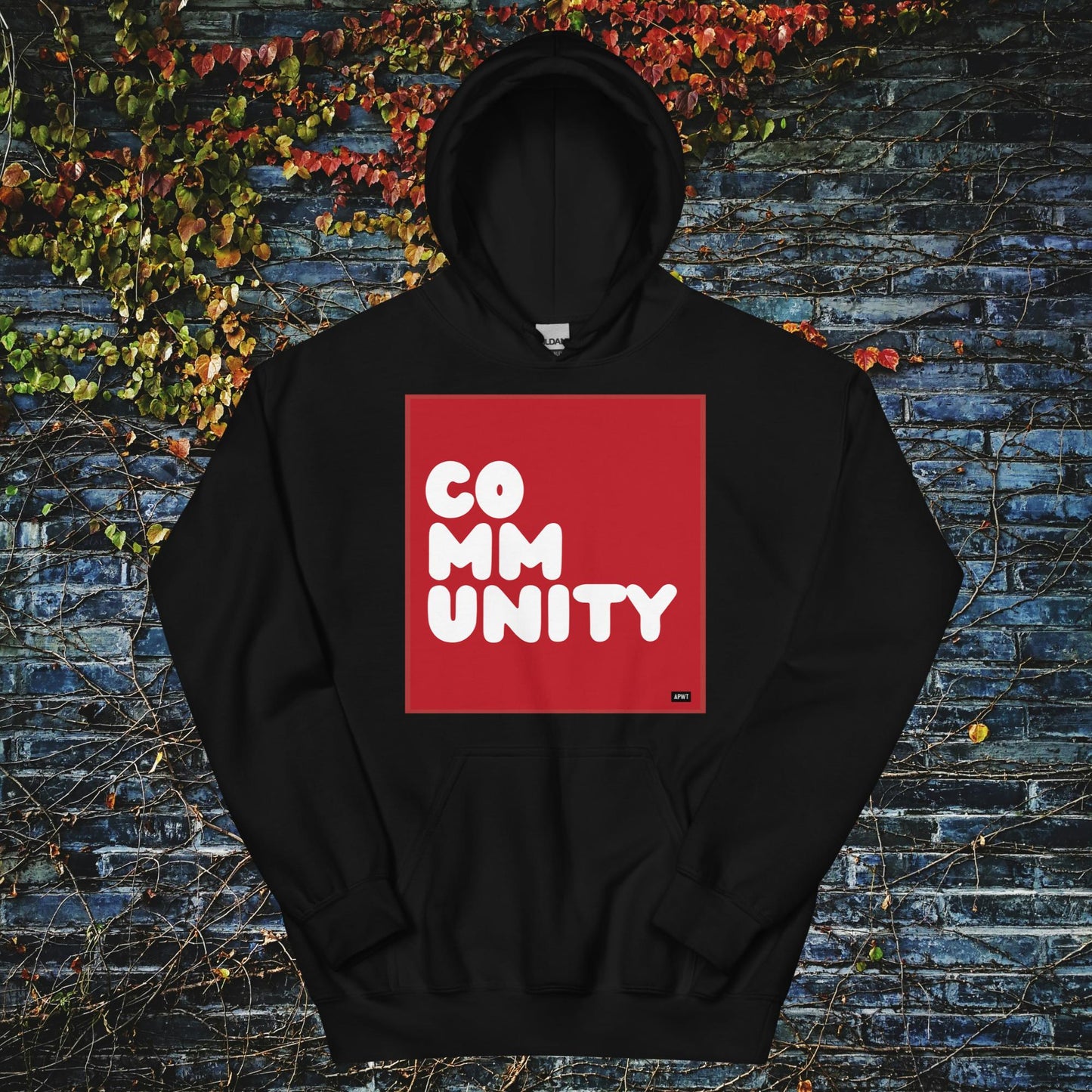 A Community in Crimson Unisex Hoodie - Available in Assorted Colors