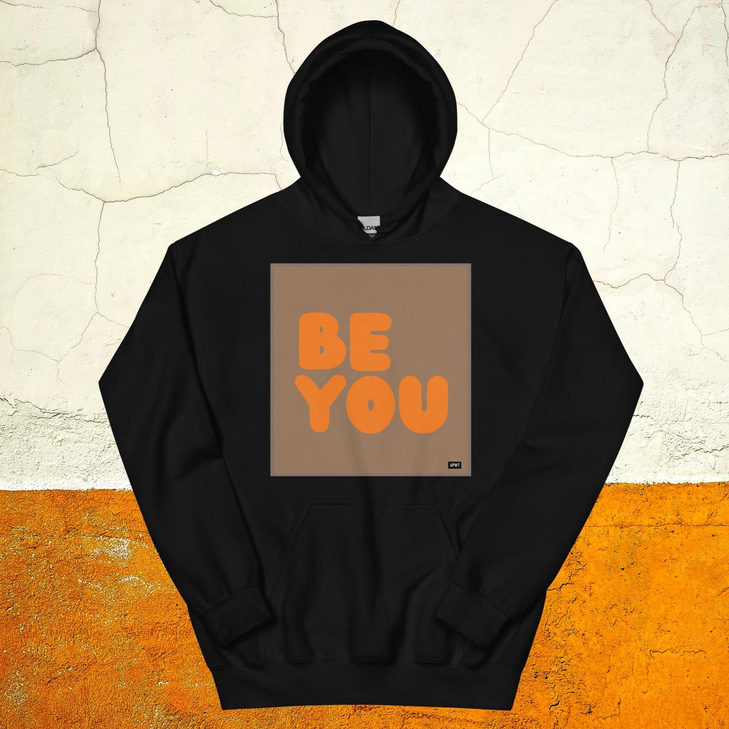 Be You in Brown and Orange Unisex Hoodie - Available in Assorted Colors