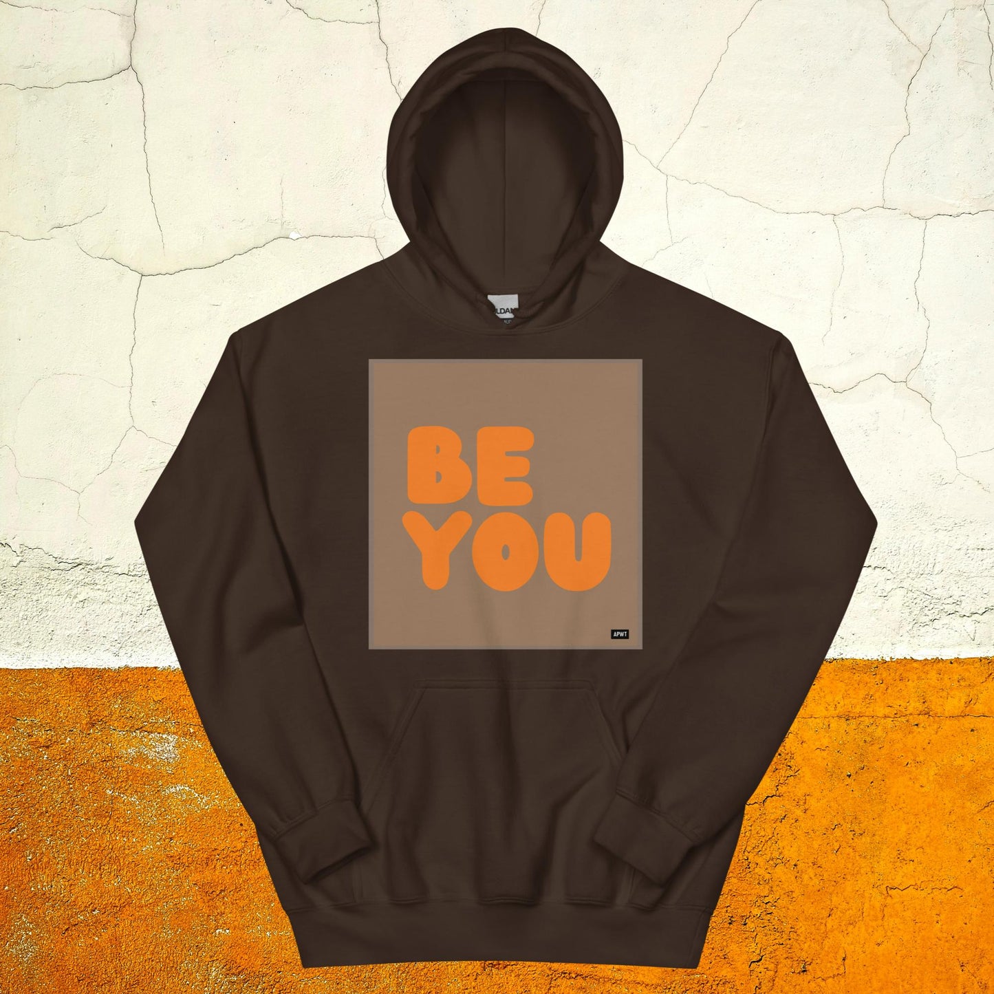 Be You in Brown and Orange Unisex Hoodie - Available in Assorted Colors