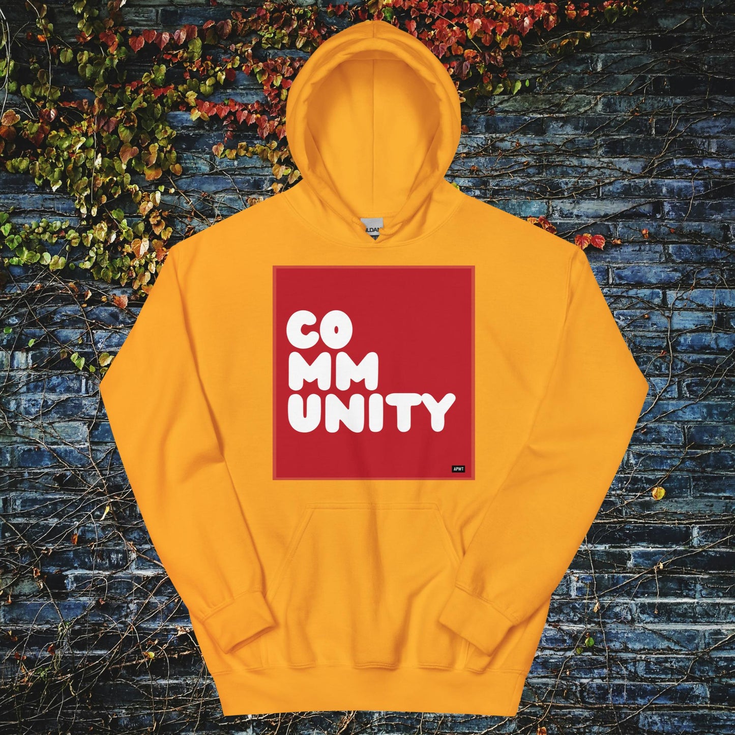 A Community in Crimson Unisex Hoodie - Available in Assorted Colors
