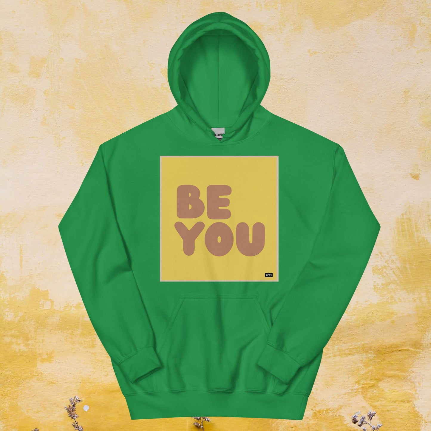 Be You in Yellow and Brown Unisex Hoodie - Available in Assorted Colors