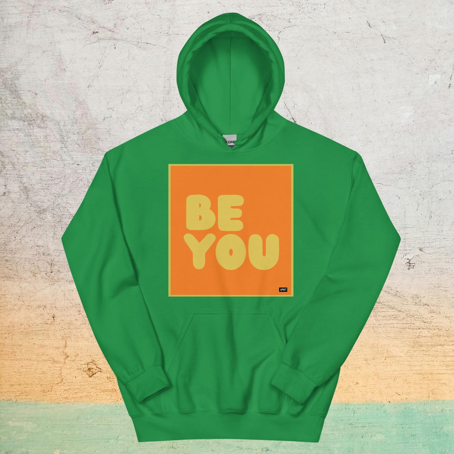 Be You in Orange and Yellow Unisex Hoodie - Available in Assorted Colors