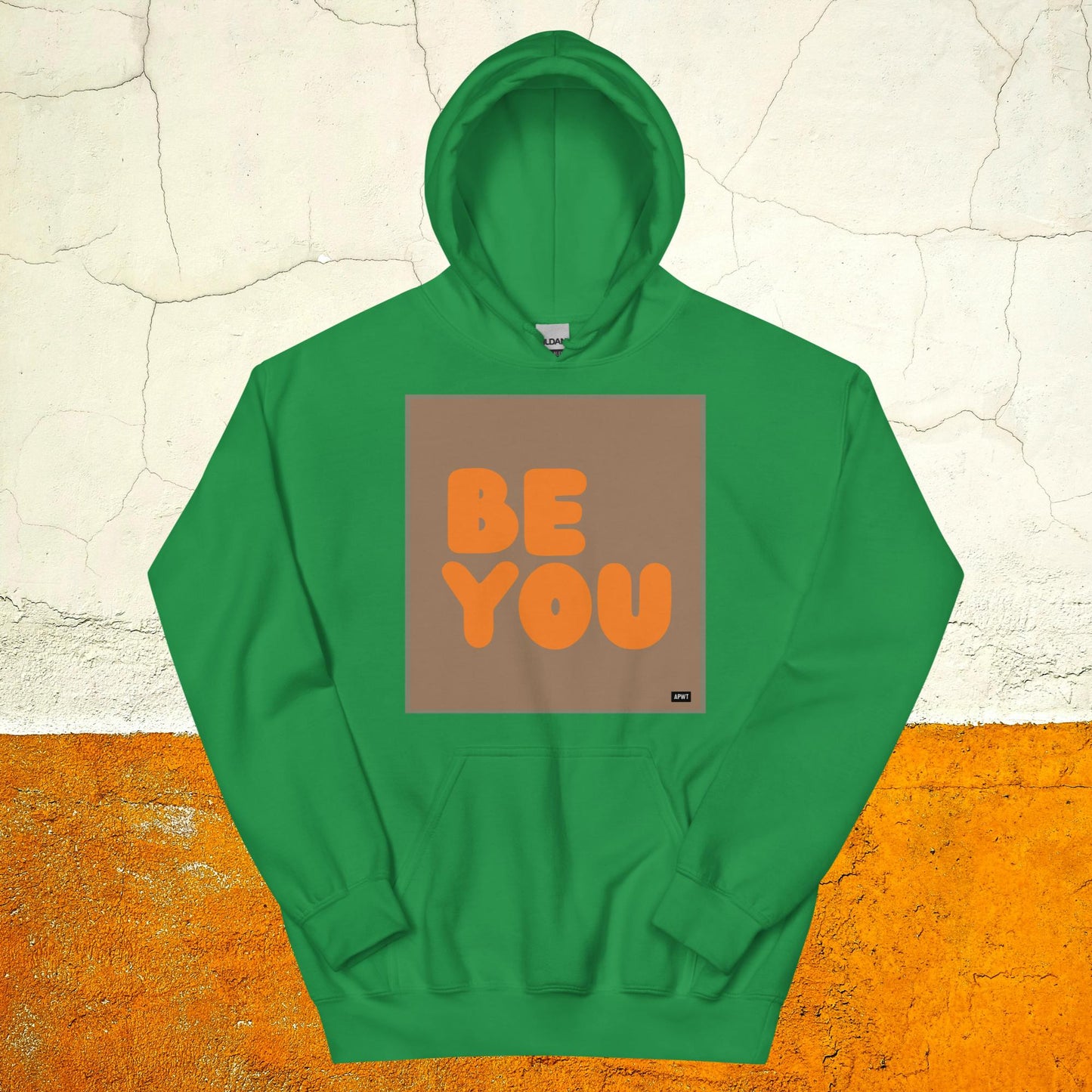 Be You in Brown and Orange Unisex Hoodie - Available in Assorted Colors