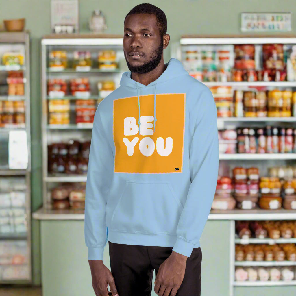 Be You in Orange Unisex Hoodie - Available in Assorted Colors
