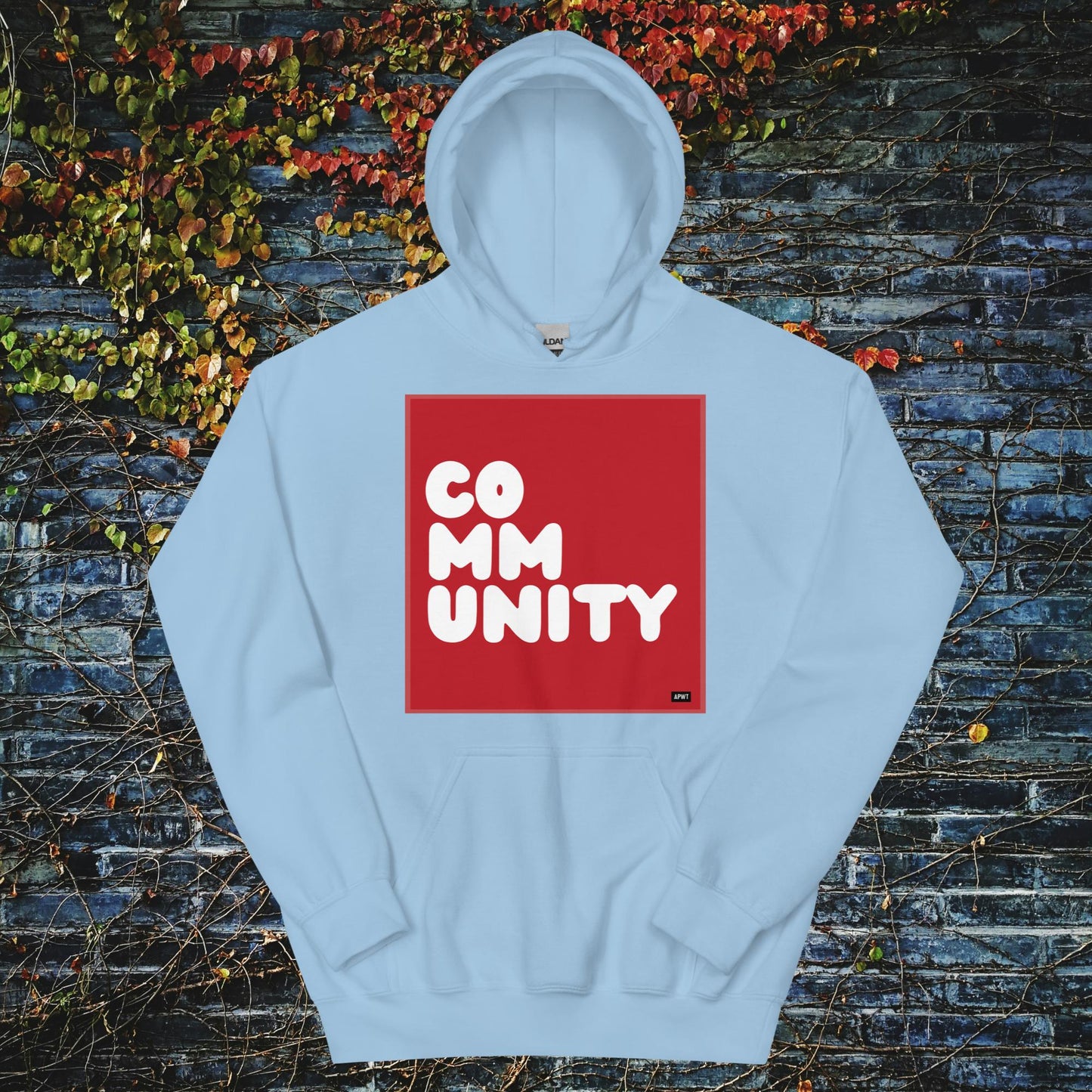 A Community in Crimson Unisex Hoodie - Available in Assorted Colors