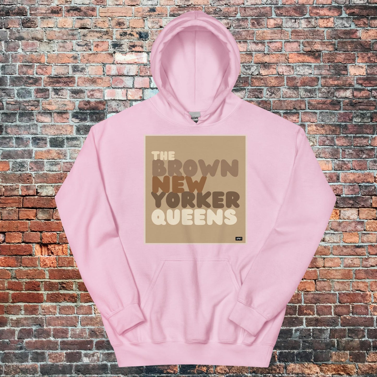 The Brown New Yorker Queens Unisex Hoodie - Available in Assorted Colors