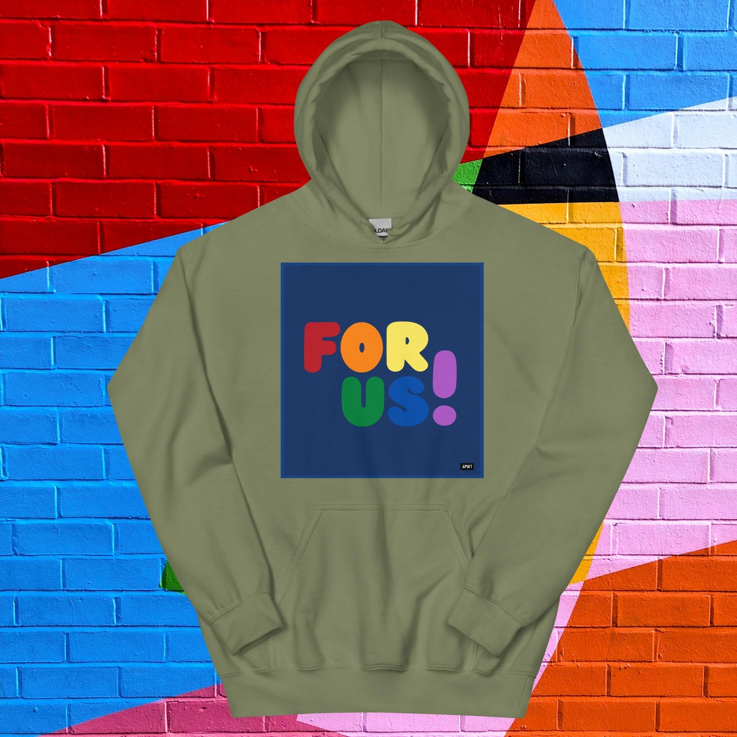 Rainbow For Us Unisex Hoodie - Available in Assorted Colors