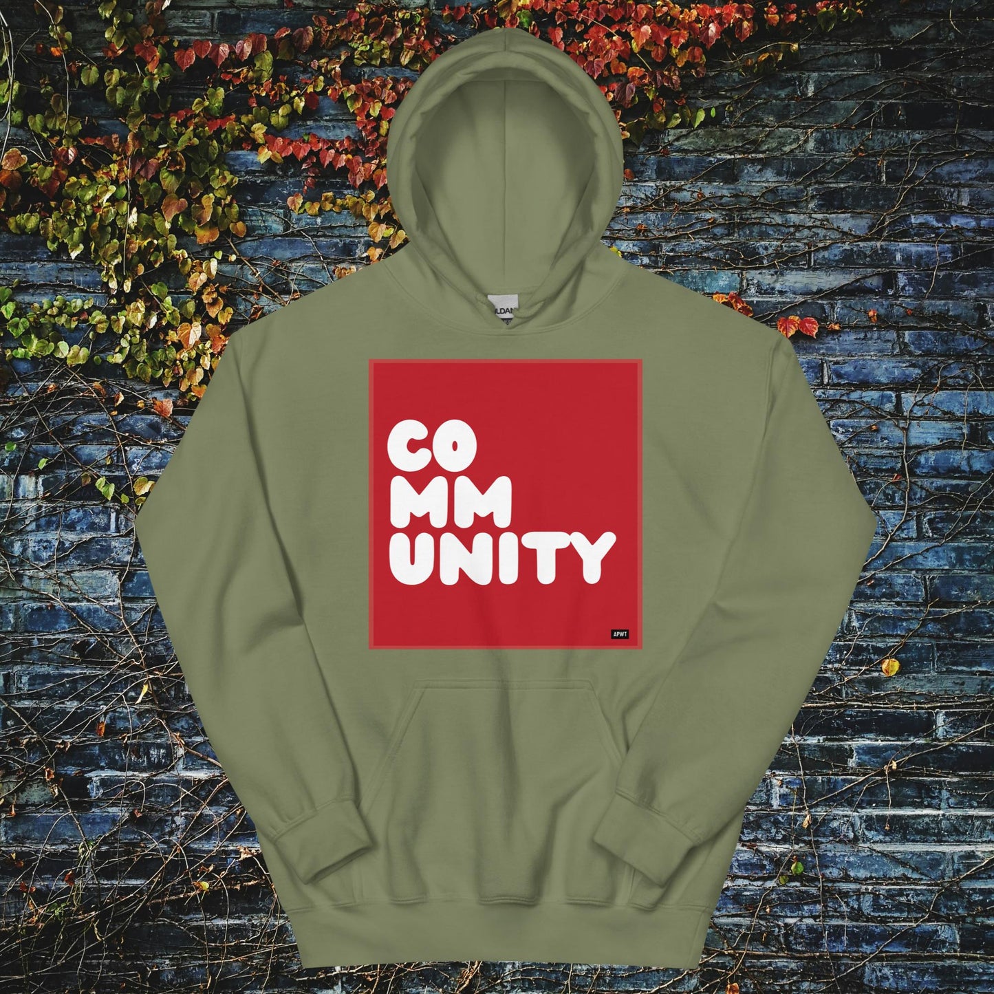 A Community in Crimson Unisex Hoodie - Available in Assorted Colors