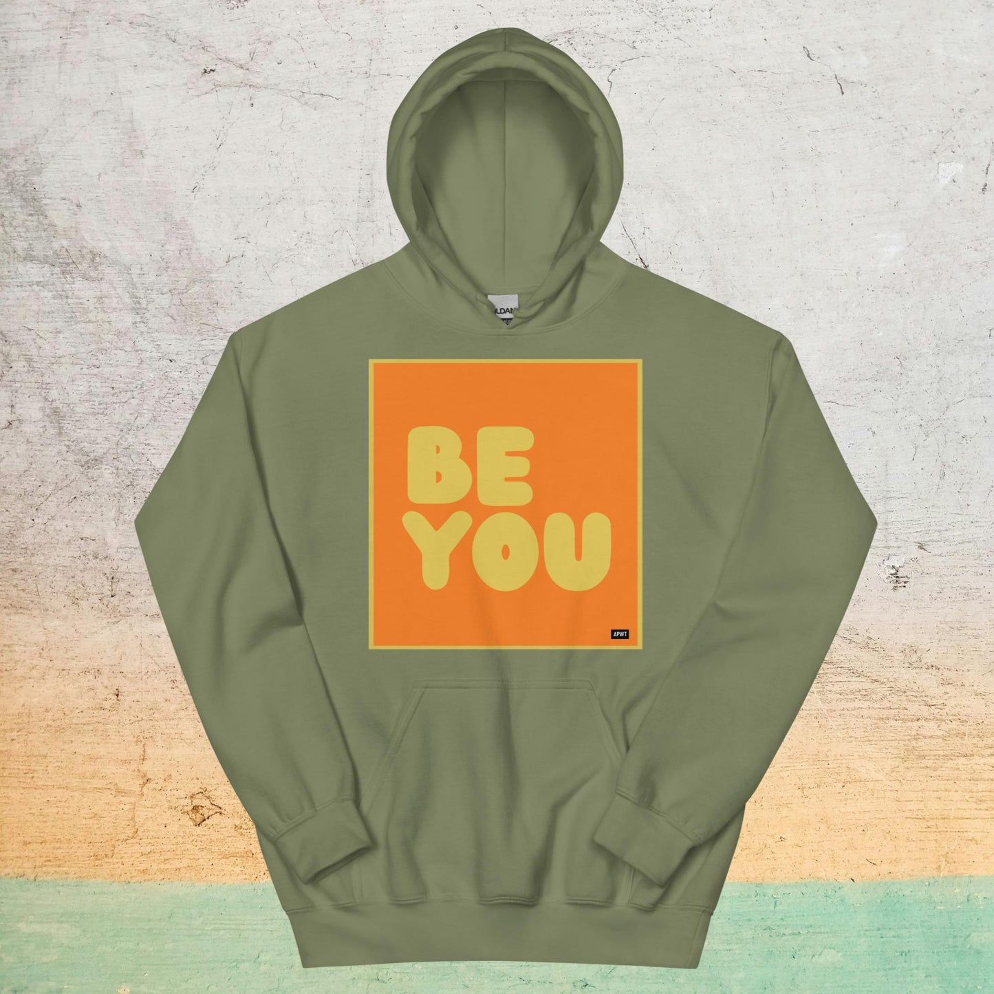 Be You in Orange and Yellow Unisex Hoodie - Available in Assorted Colors
