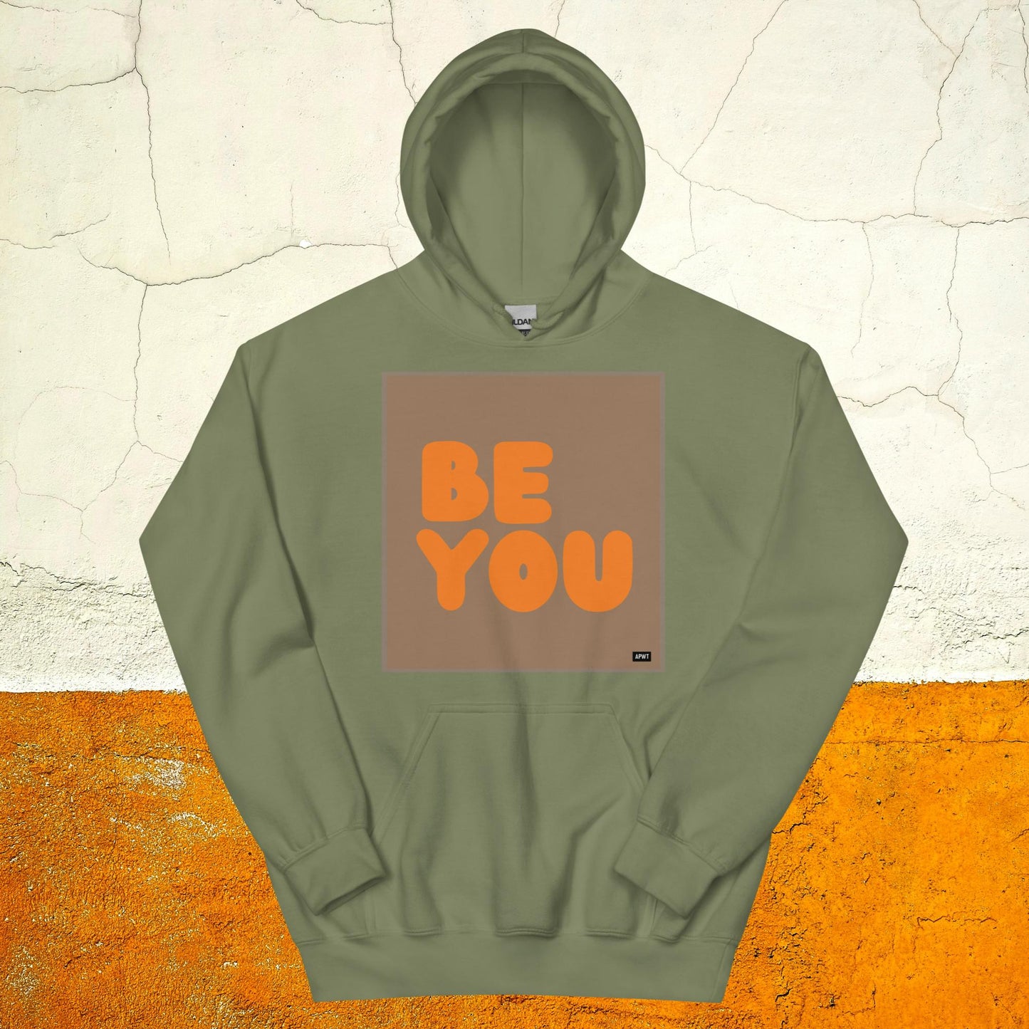 Be You in Brown and Orange Unisex Hoodie - Available in Assorted Colors
