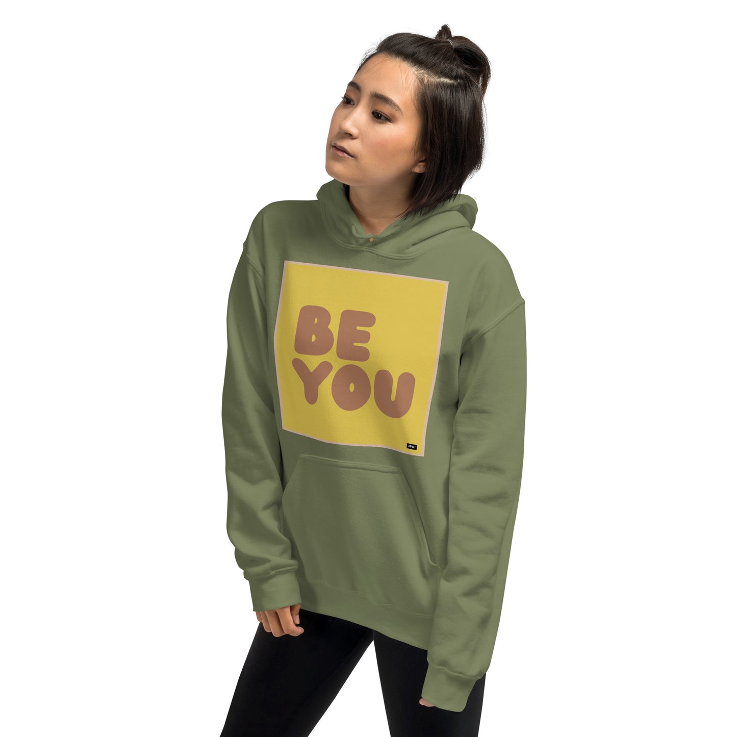 Be You in Yellow and Brown Unisex Hoodie - Available in Assorted Colors
