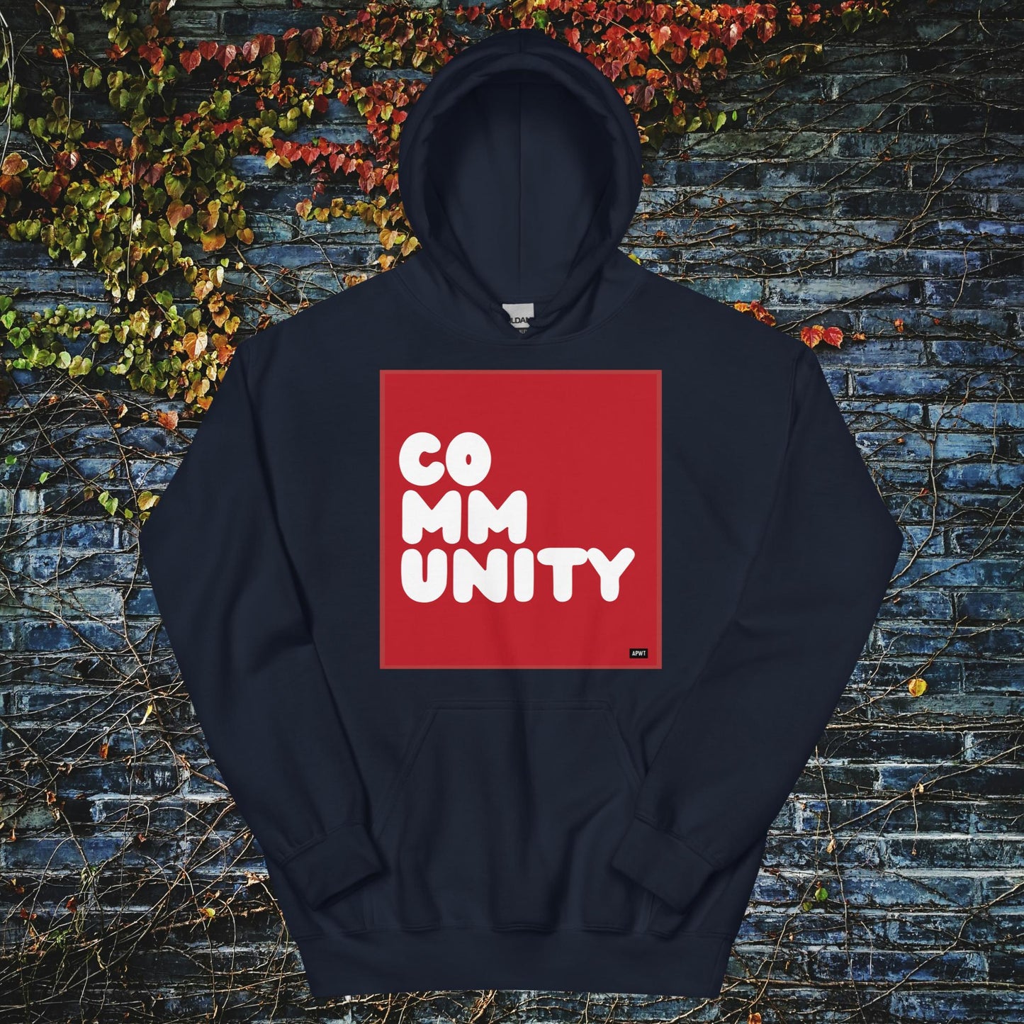 A Community in Crimson Unisex Hoodie - Available in Assorted Colors