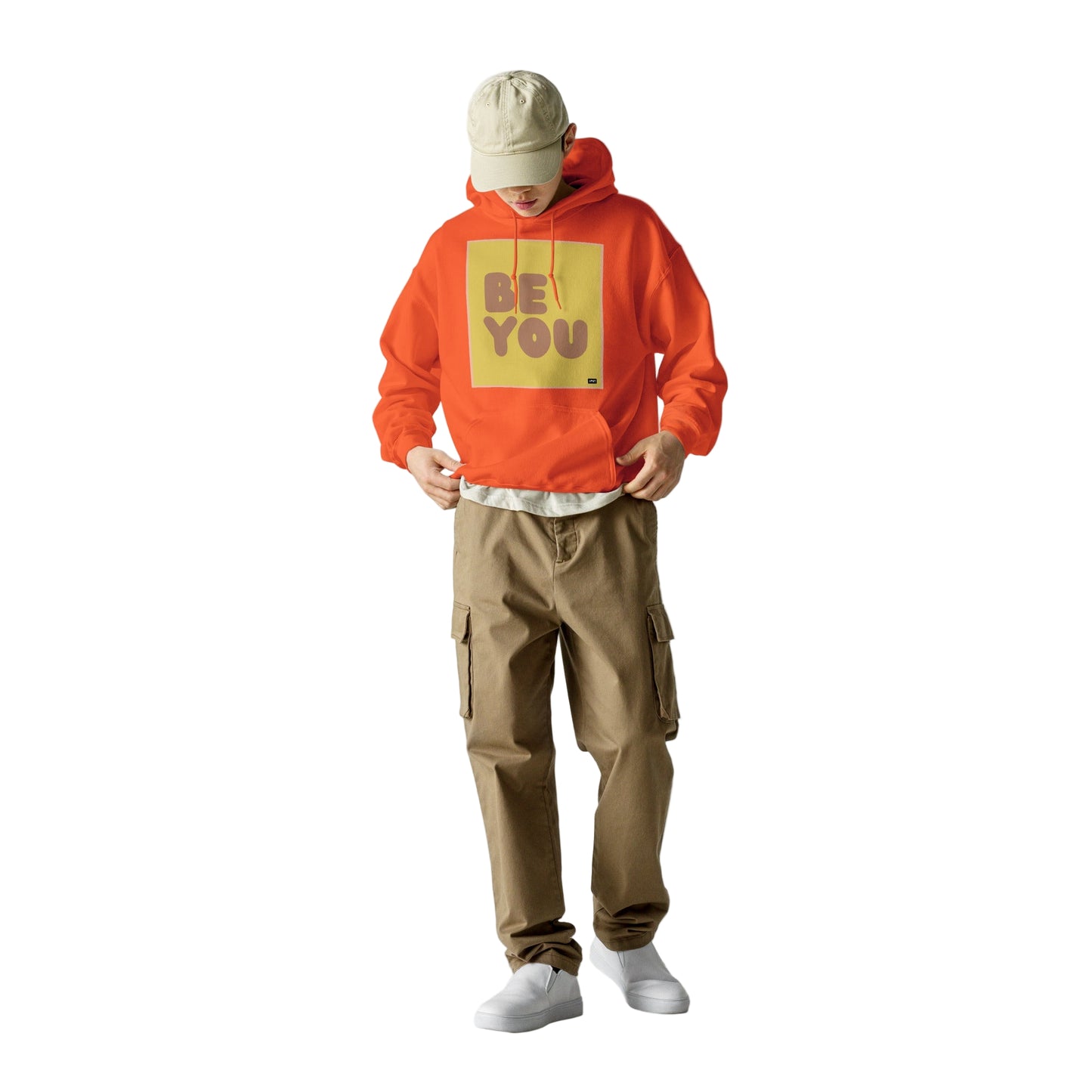 Be You in Yellow and Brown Unisex Hoodie - Available in Assorted Colors