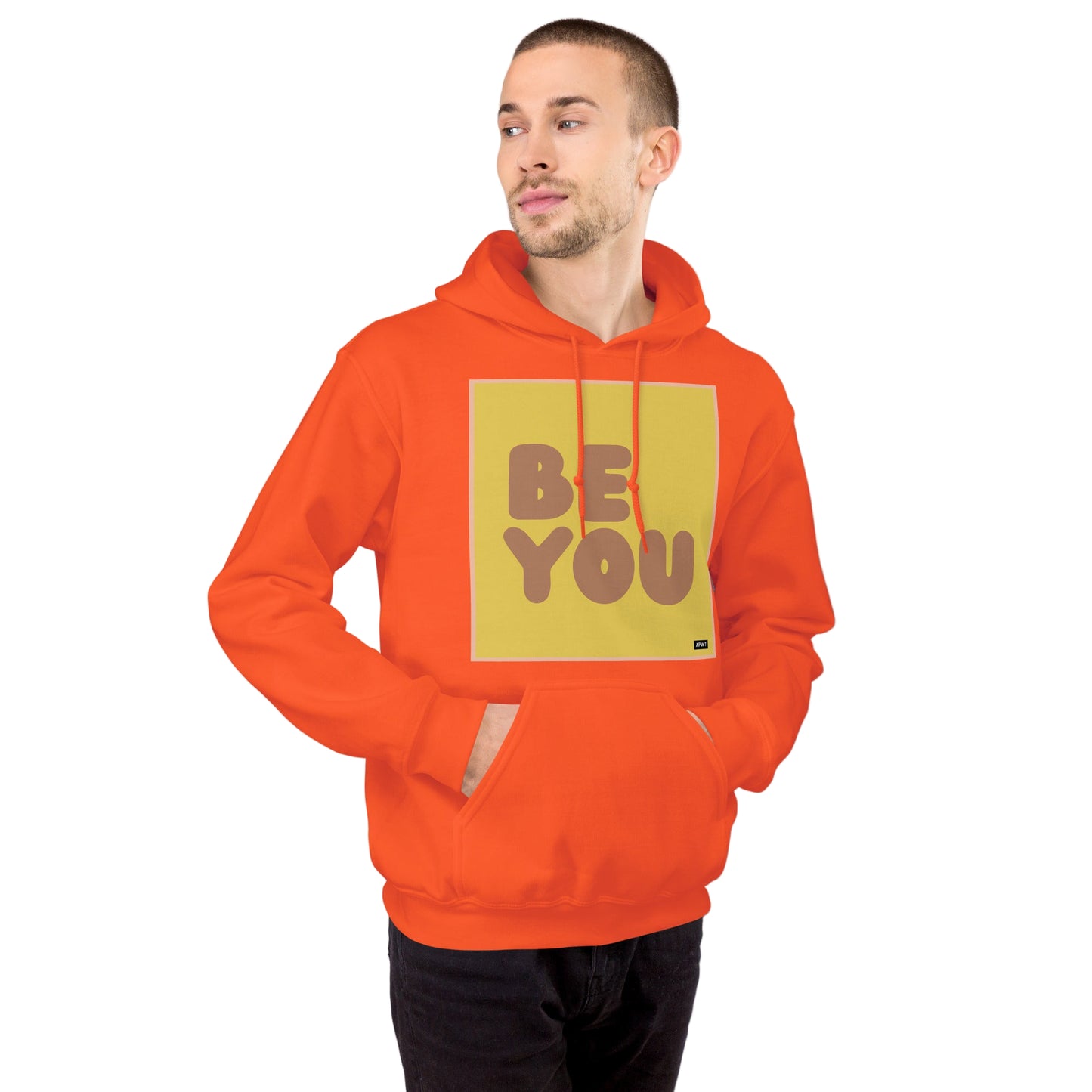Be You in Yellow and Brown Unisex Hoodie - Available in Assorted Colors