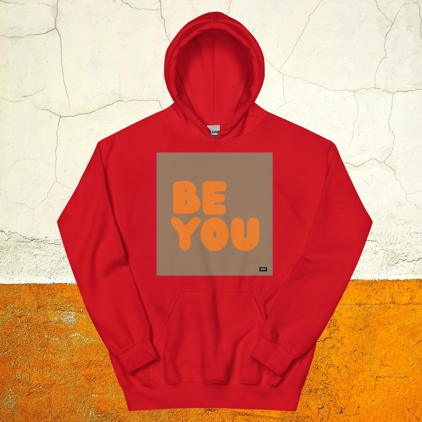 Be You in Brown and Orange Unisex Hoodie - Available in Assorted Colors