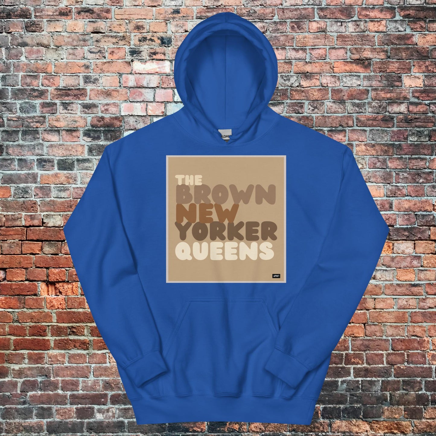 The Brown New Yorker Queens Unisex Hoodie - Available in Assorted Colors