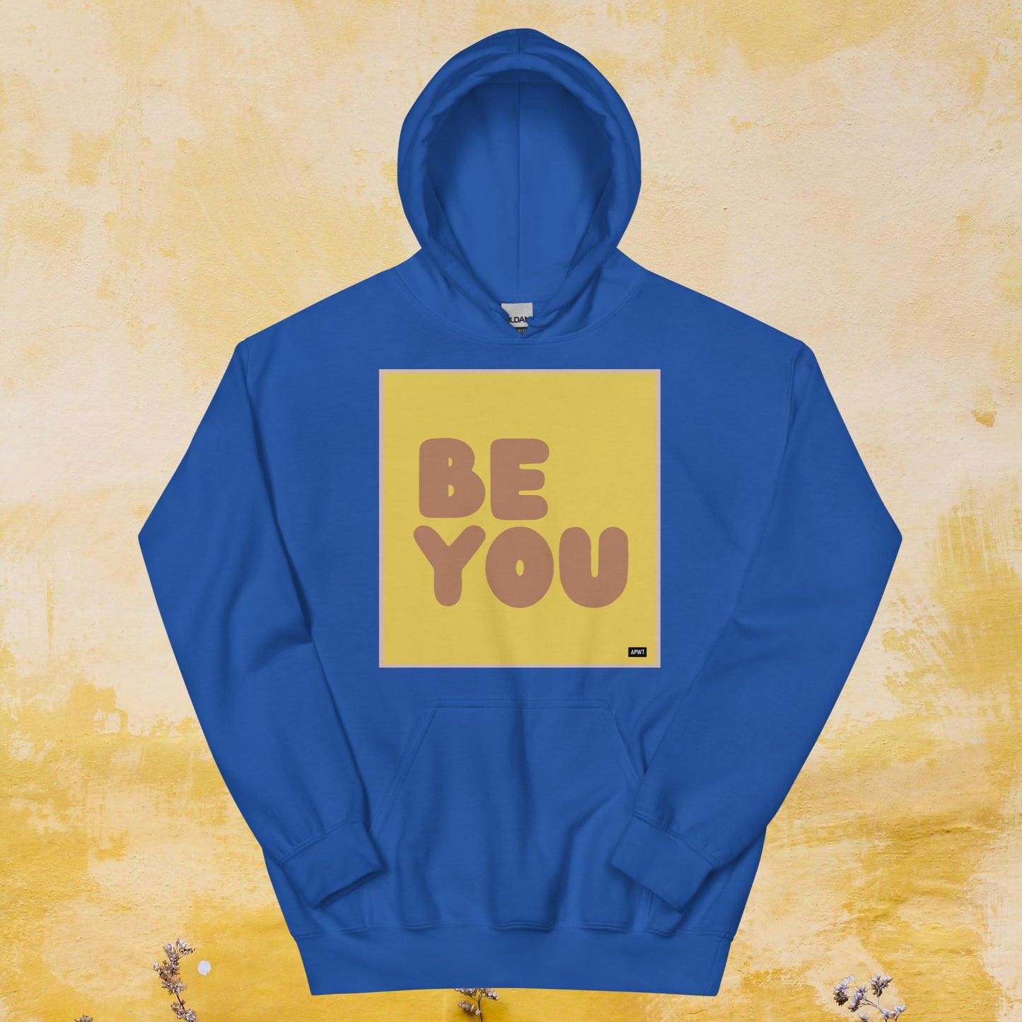 Be You in Yellow and Brown Unisex Hoodie - Available in Assorted Colors