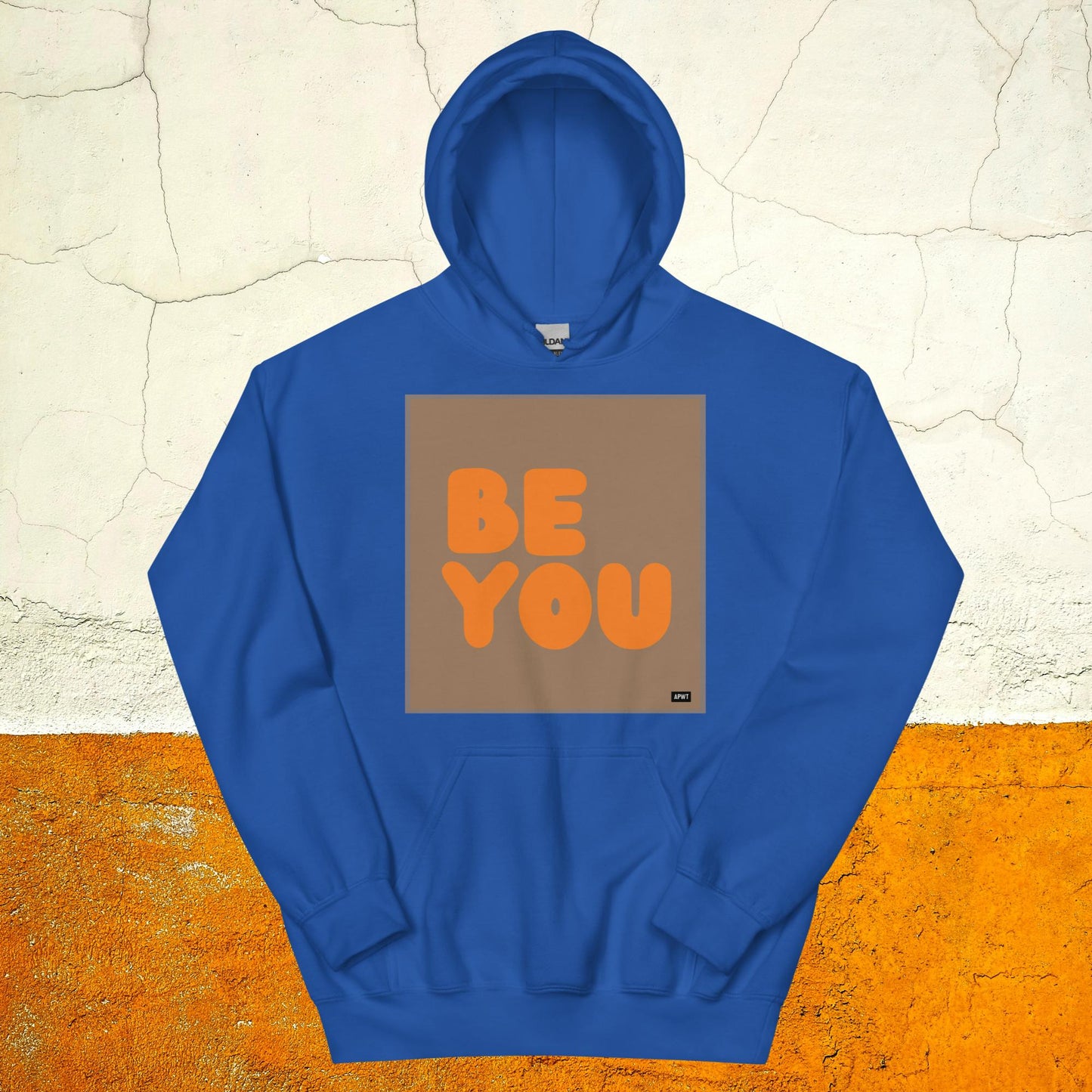 Be You in Brown and Orange Unisex Hoodie - Available in Assorted Colors