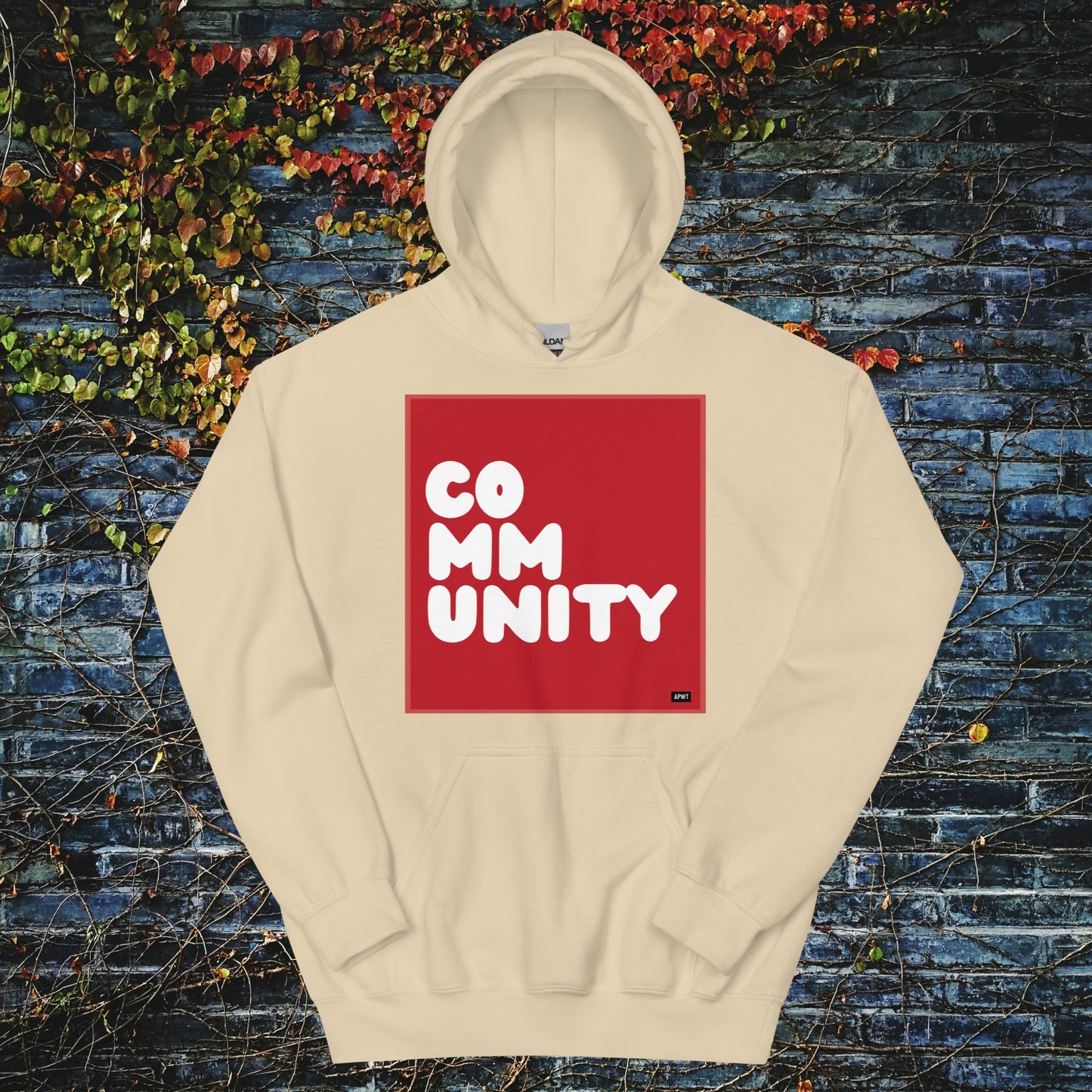 A Community in Crimson Unisex Hoodie - Available in Assorted Colors