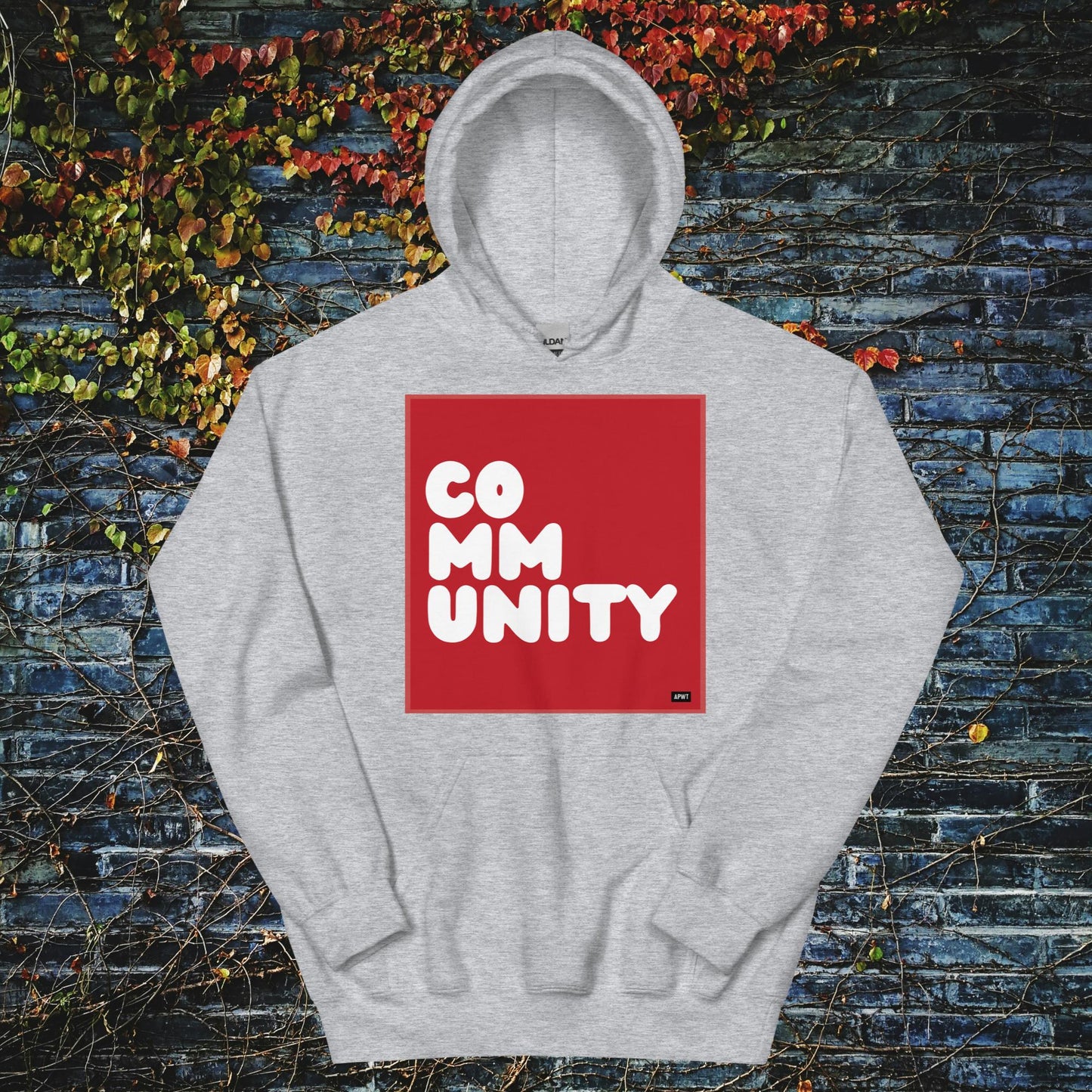A Community in Crimson Unisex Hoodie - Available in Assorted Colors