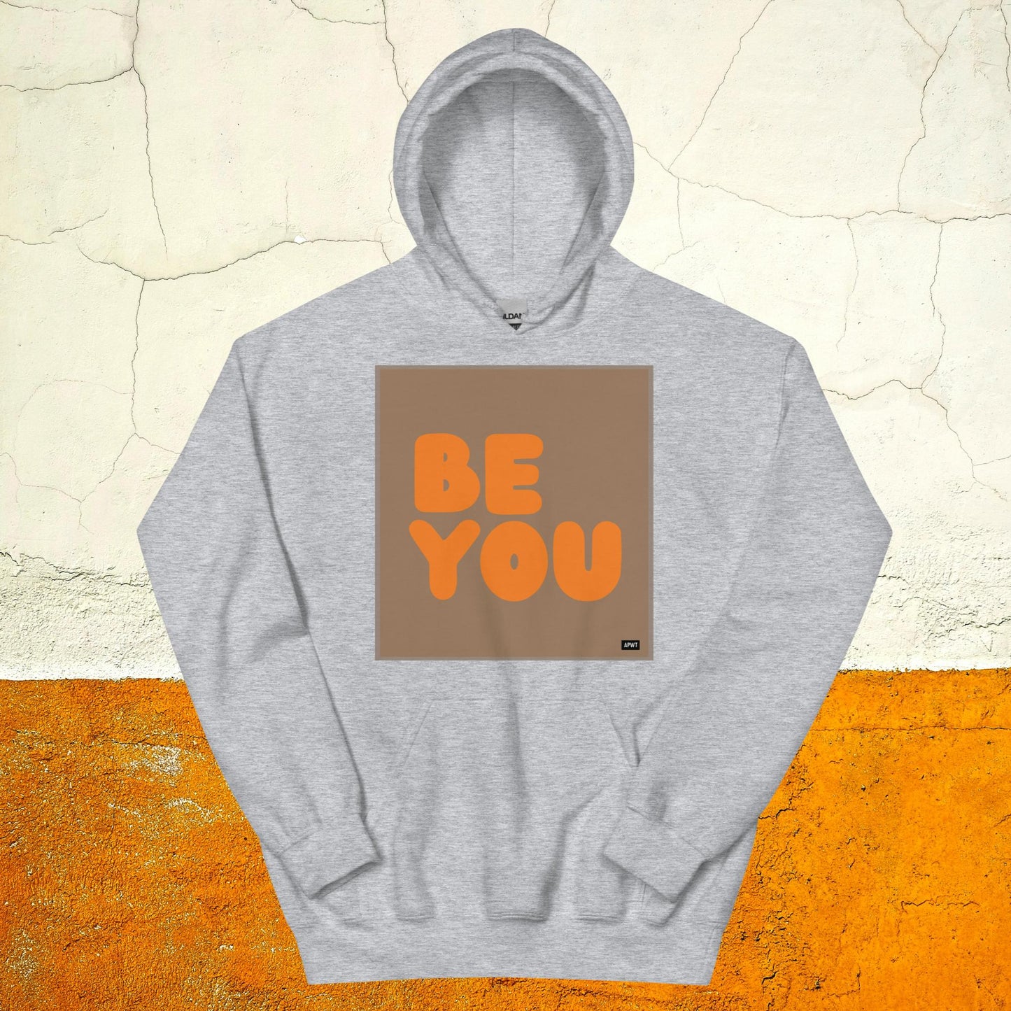 Be You in Brown and Orange Unisex Hoodie - Available in Assorted Colors