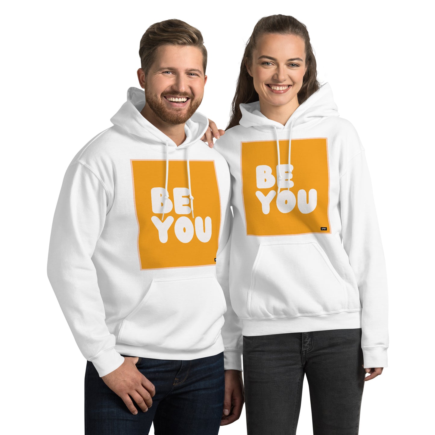 Be You in Orange Unisex Hoodie - Available in Assorted Colors