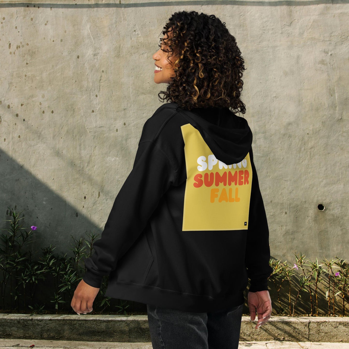 A Season in Yellow Unisex Zip-Up Hoodie - Available in Assorted Colors