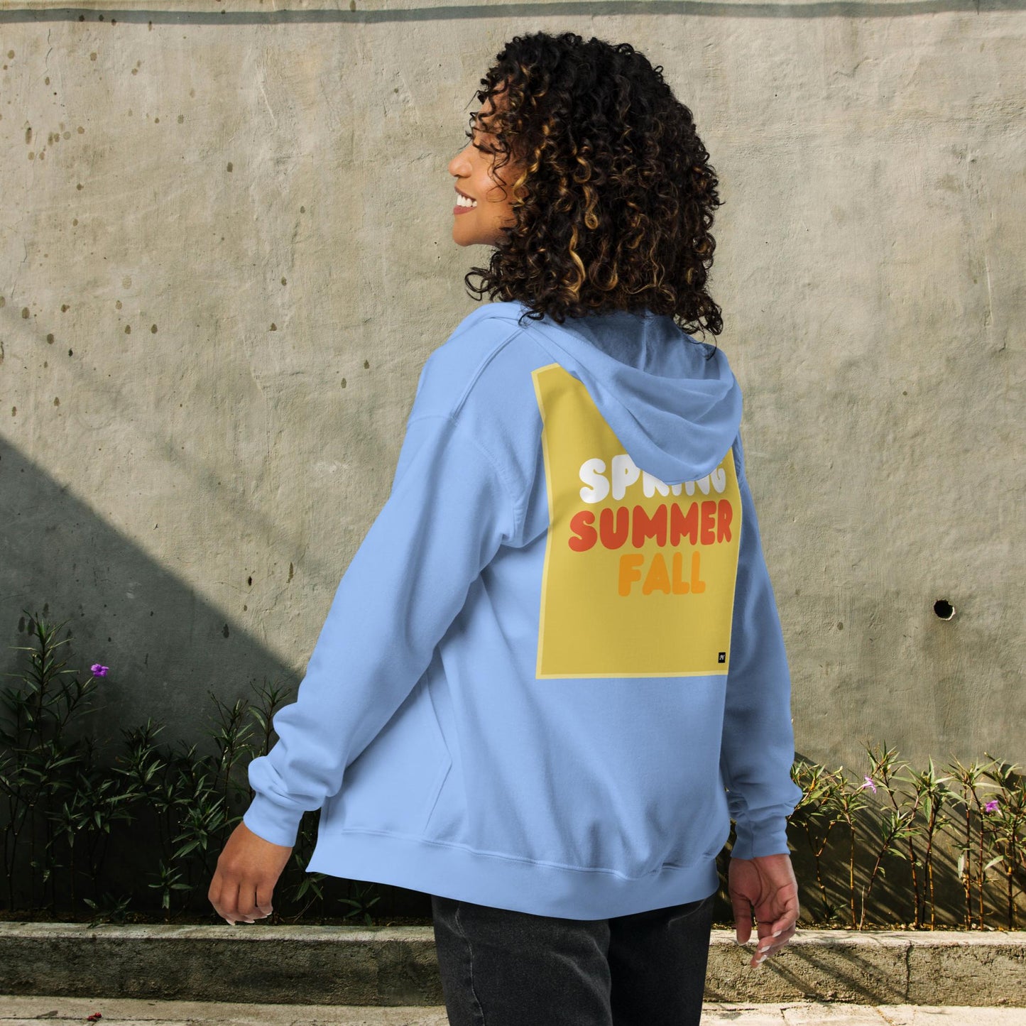 A Season in Yellow Unisex Zip-Up Hoodie - Available in Assorted Colors