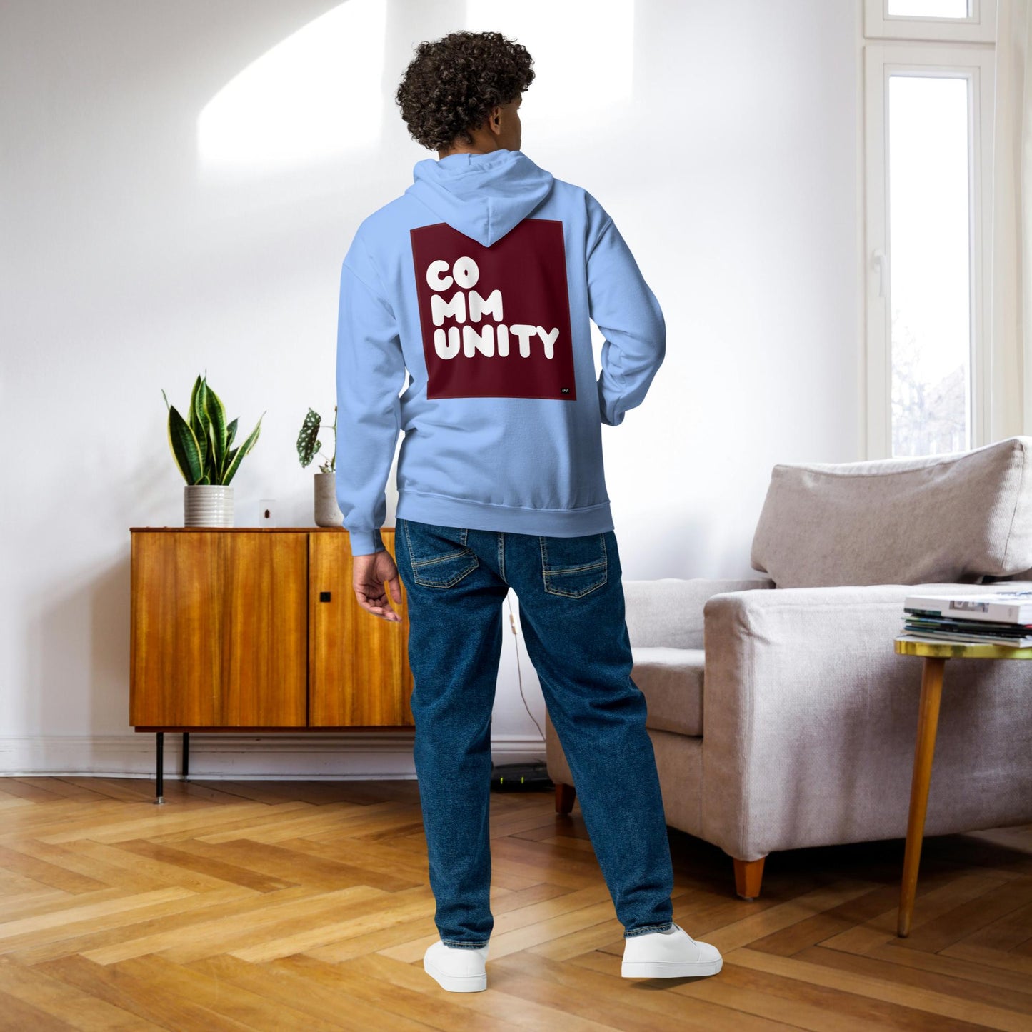 A Community in Wine Unisex Zip-Up Hoodie - Available in Assorted Colors