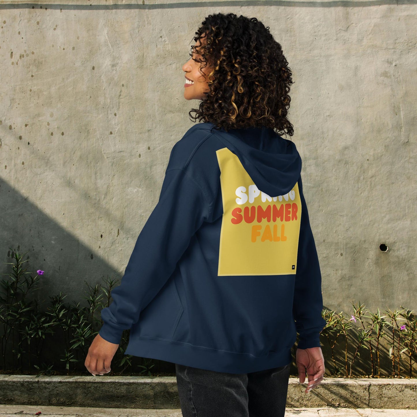 A Season in Yellow Unisex Zip-Up Hoodie - Available in Assorted Colors