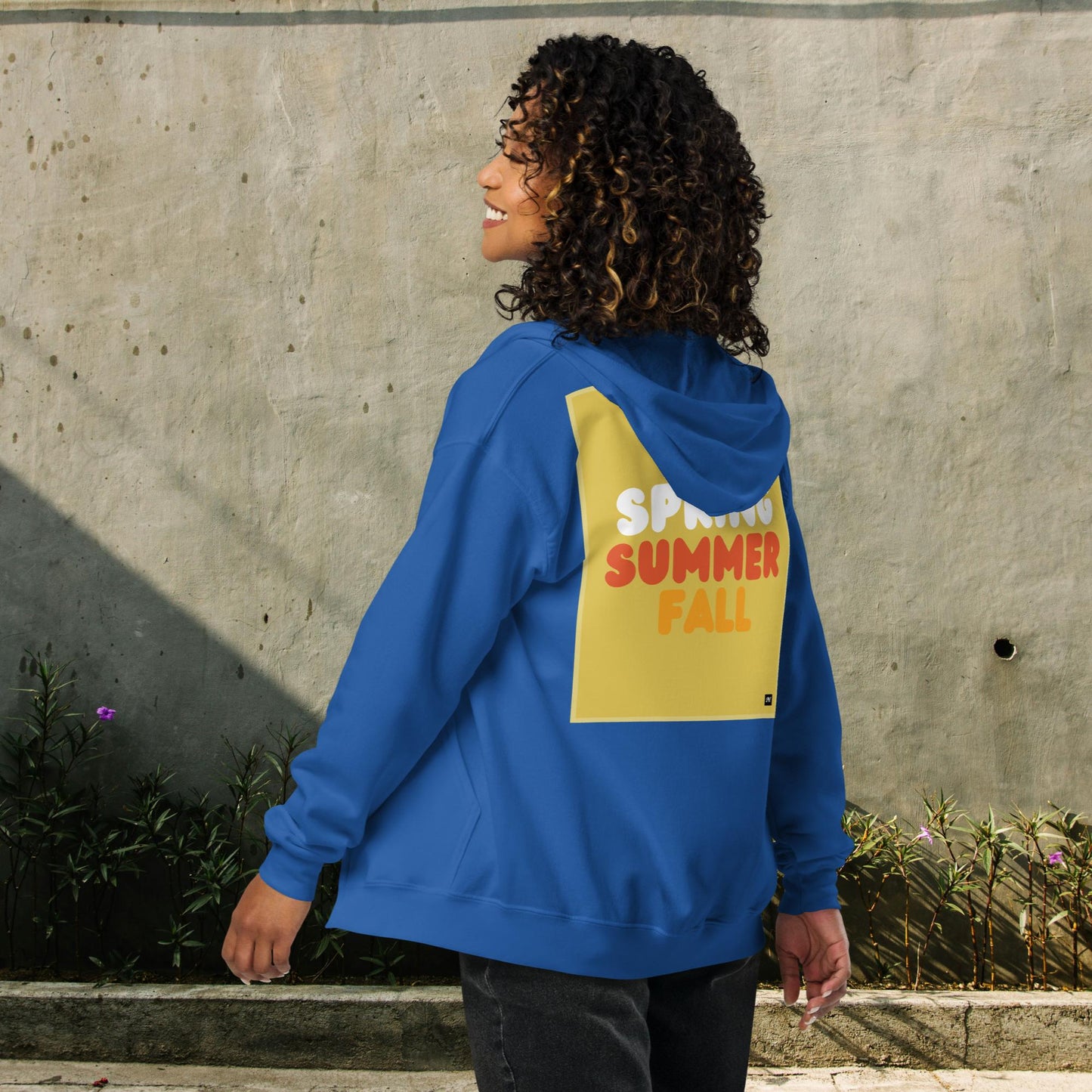 A Season in Yellow Unisex Zip-Up Hoodie - Available in Assorted Colors