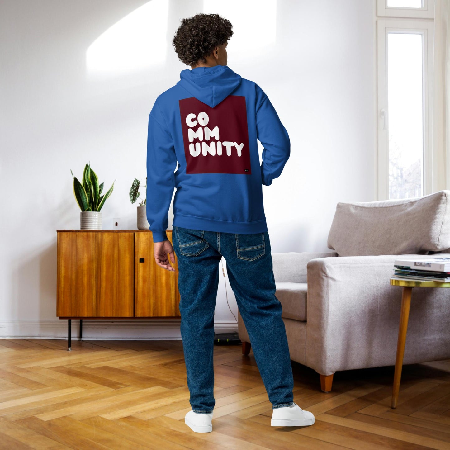 A Community in Wine Unisex Zip-Up Hoodie - Available in Assorted Colors