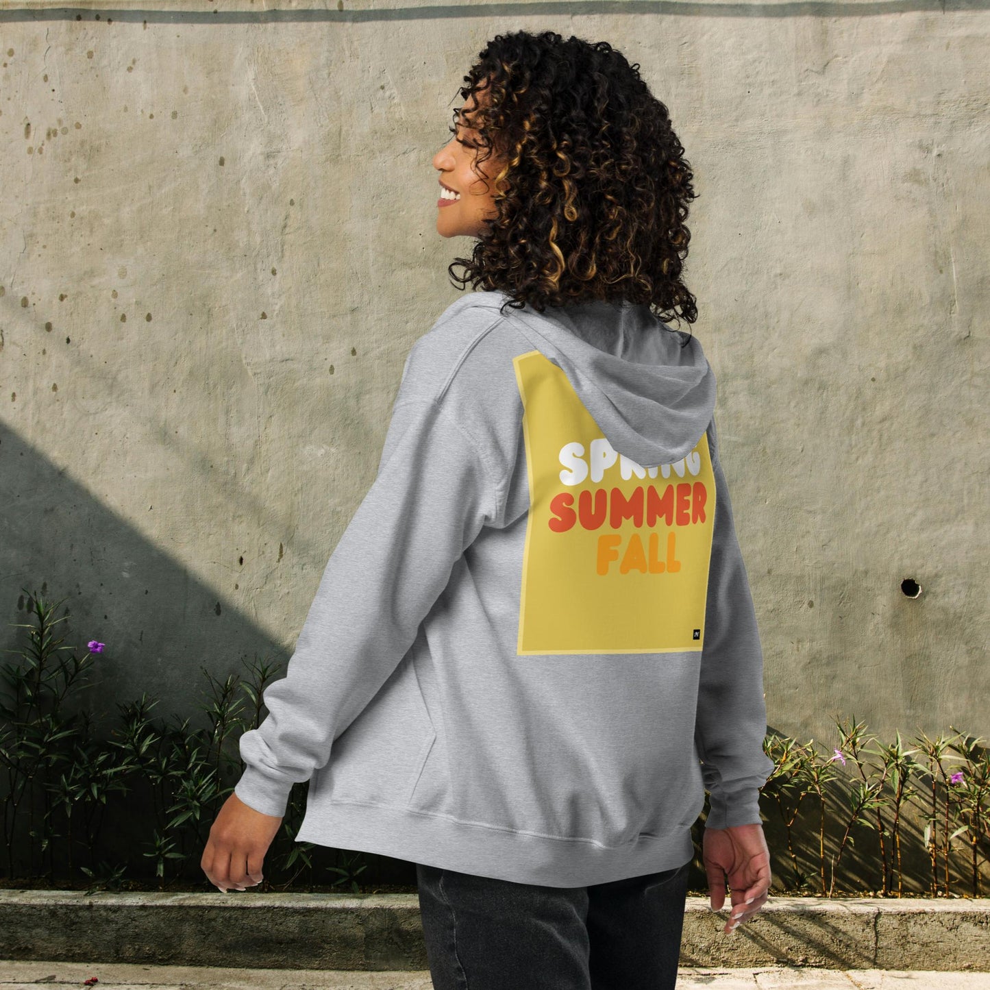 A Season in Yellow Unisex Zip-Up Hoodie - Available in Assorted Colors