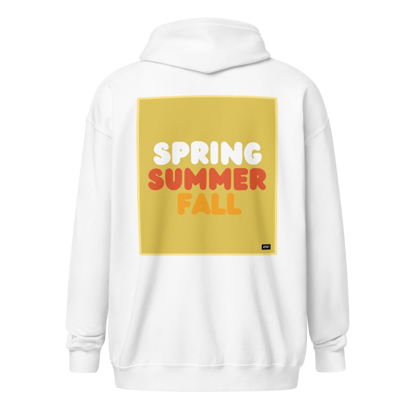 A Season in Yellow Unisex Zip-Up Hoodie - The APWT Gift Shop