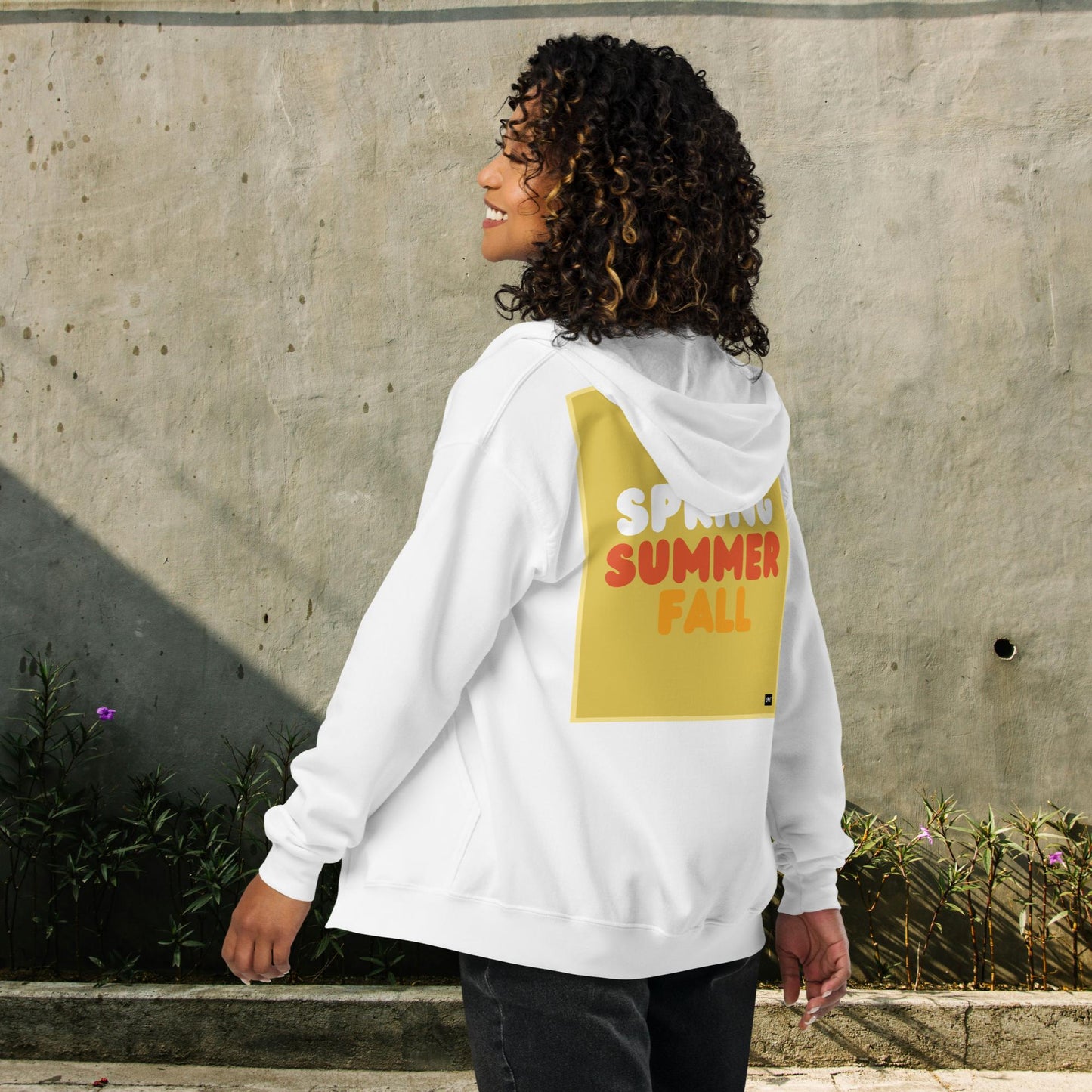 A Season in Yellow Unisex Zip-Up Hoodie - Available in Assorted Colors