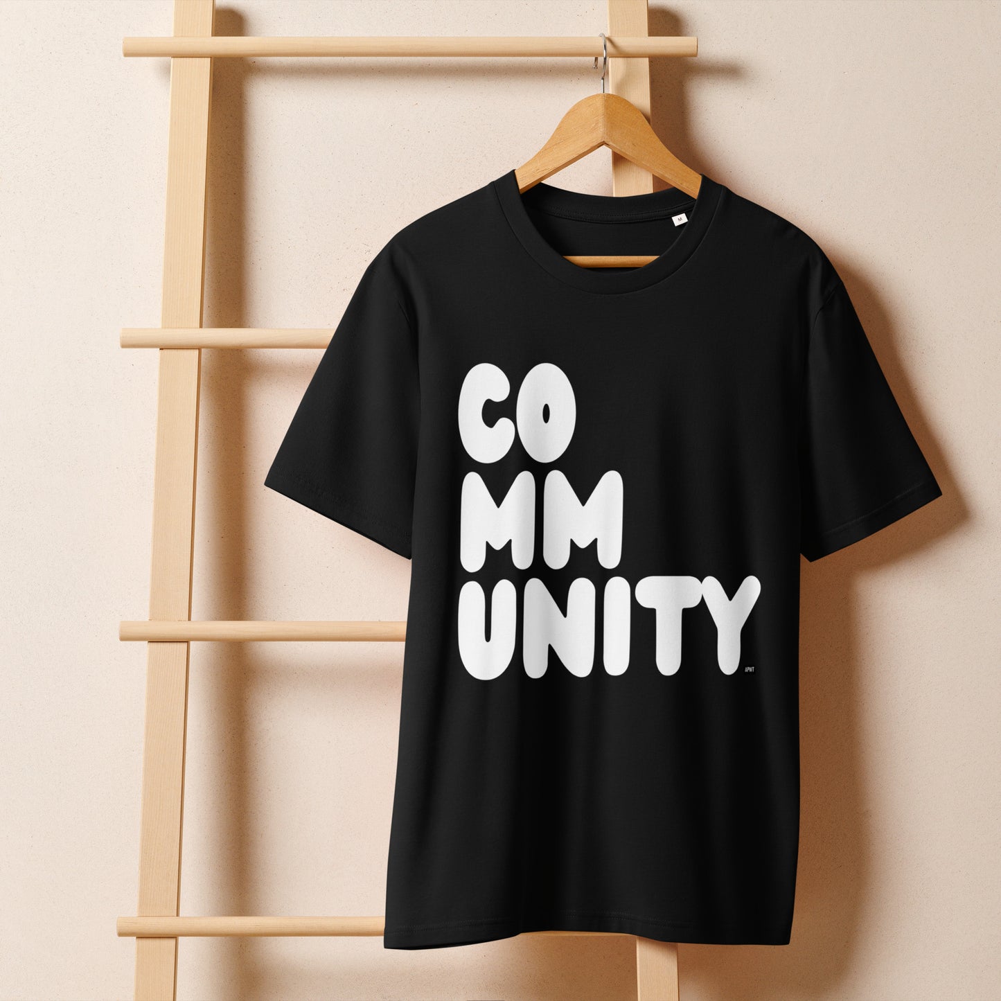 Community in Black and White Premium Unisex T-Shirt