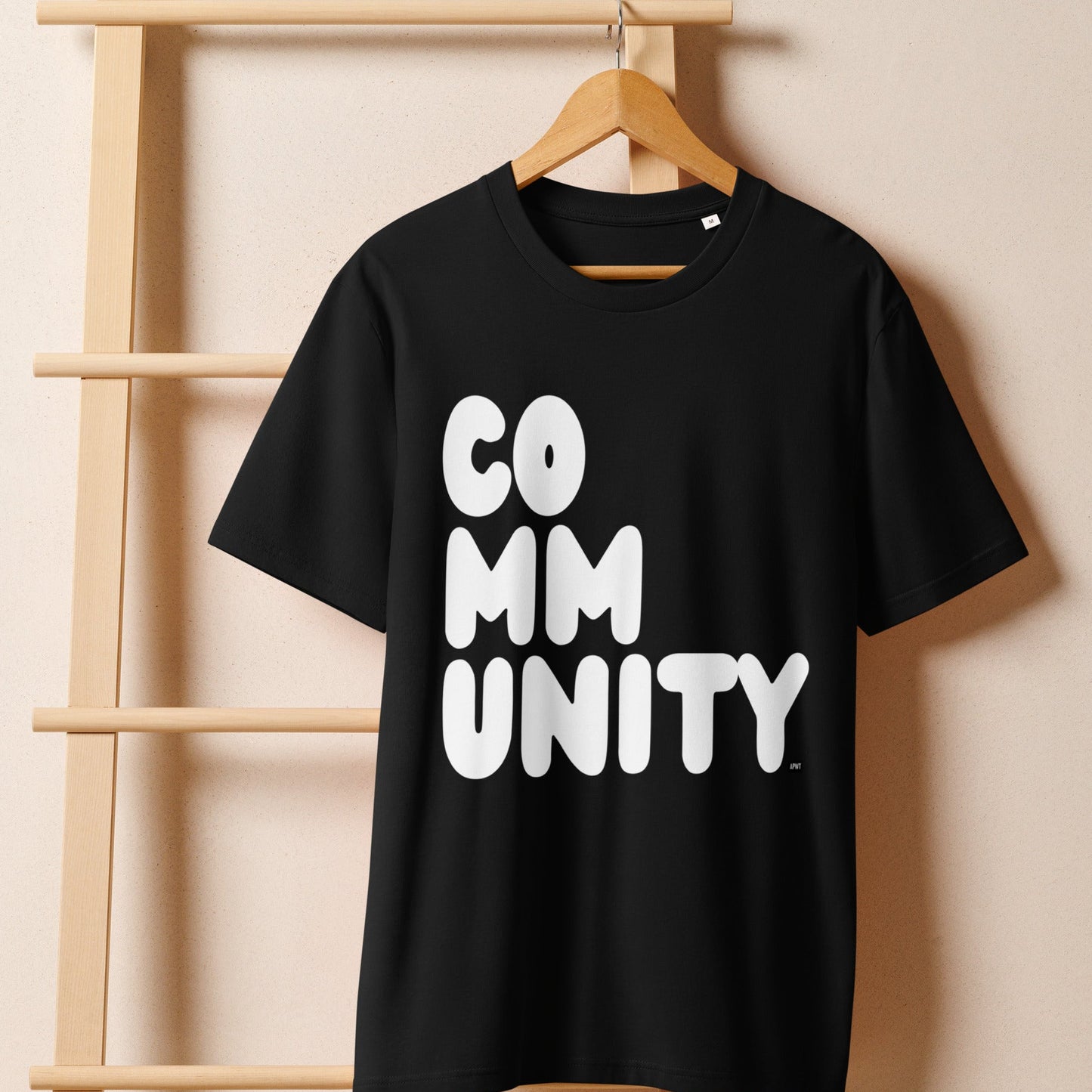 Community in Black and White Premium Unisex T-Shirt