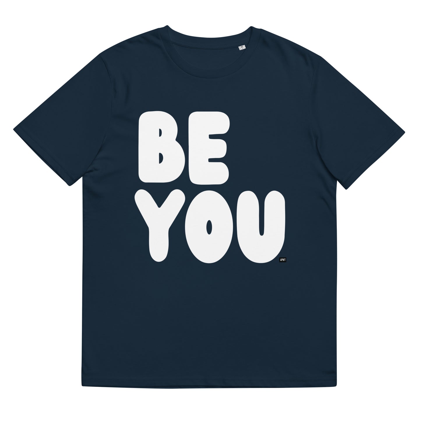 Be You in Blue and White Premium Unisex T-Shirt - The APWT Gift Shop
