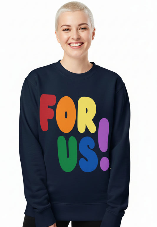 Rainbow For Us Premium Unisex Crew Neck Sweatshirt - The APWT Gift Shop