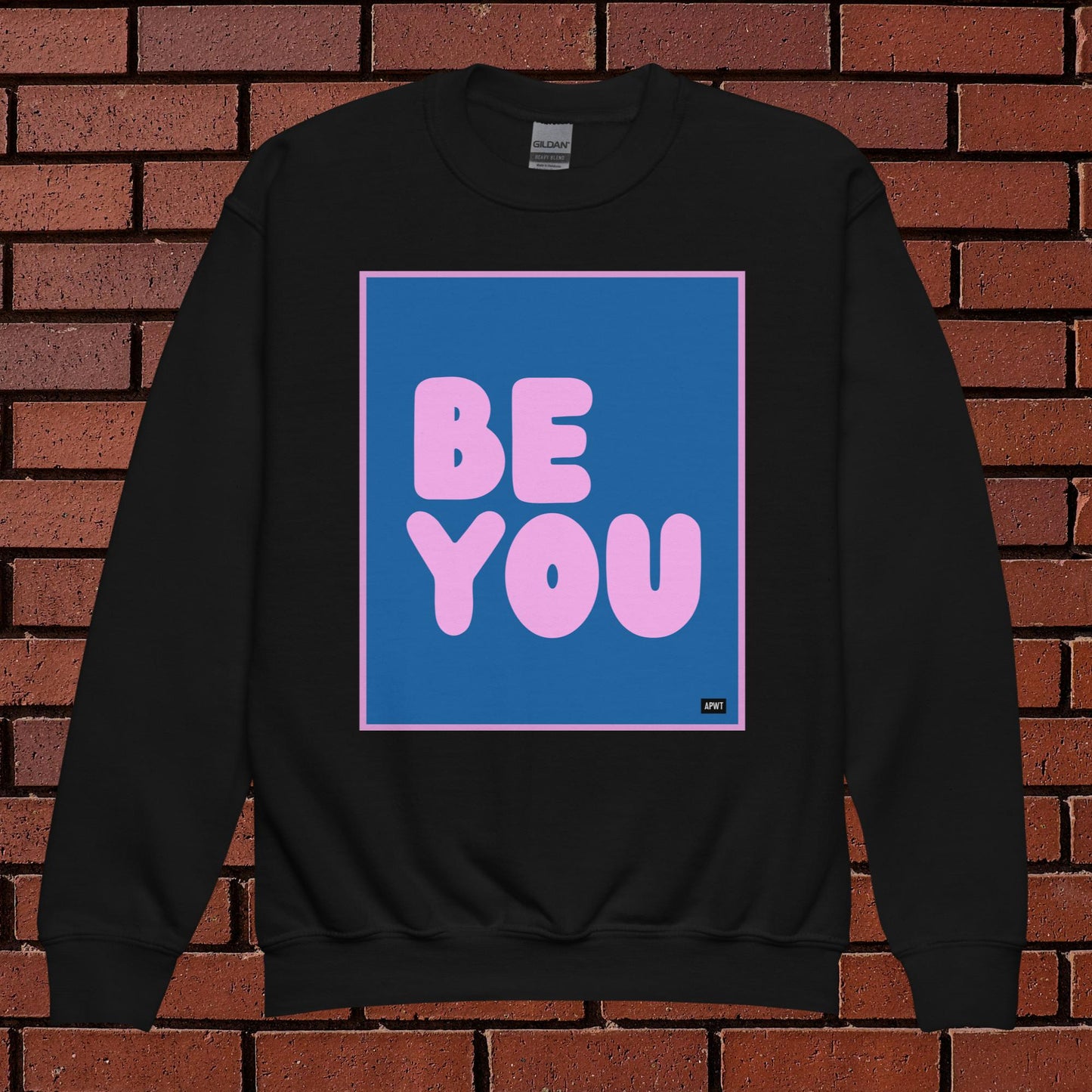 Be You Kids in Blue and Pink Unisex Crew Neck Sweatshirt - Available in Assorted Colors