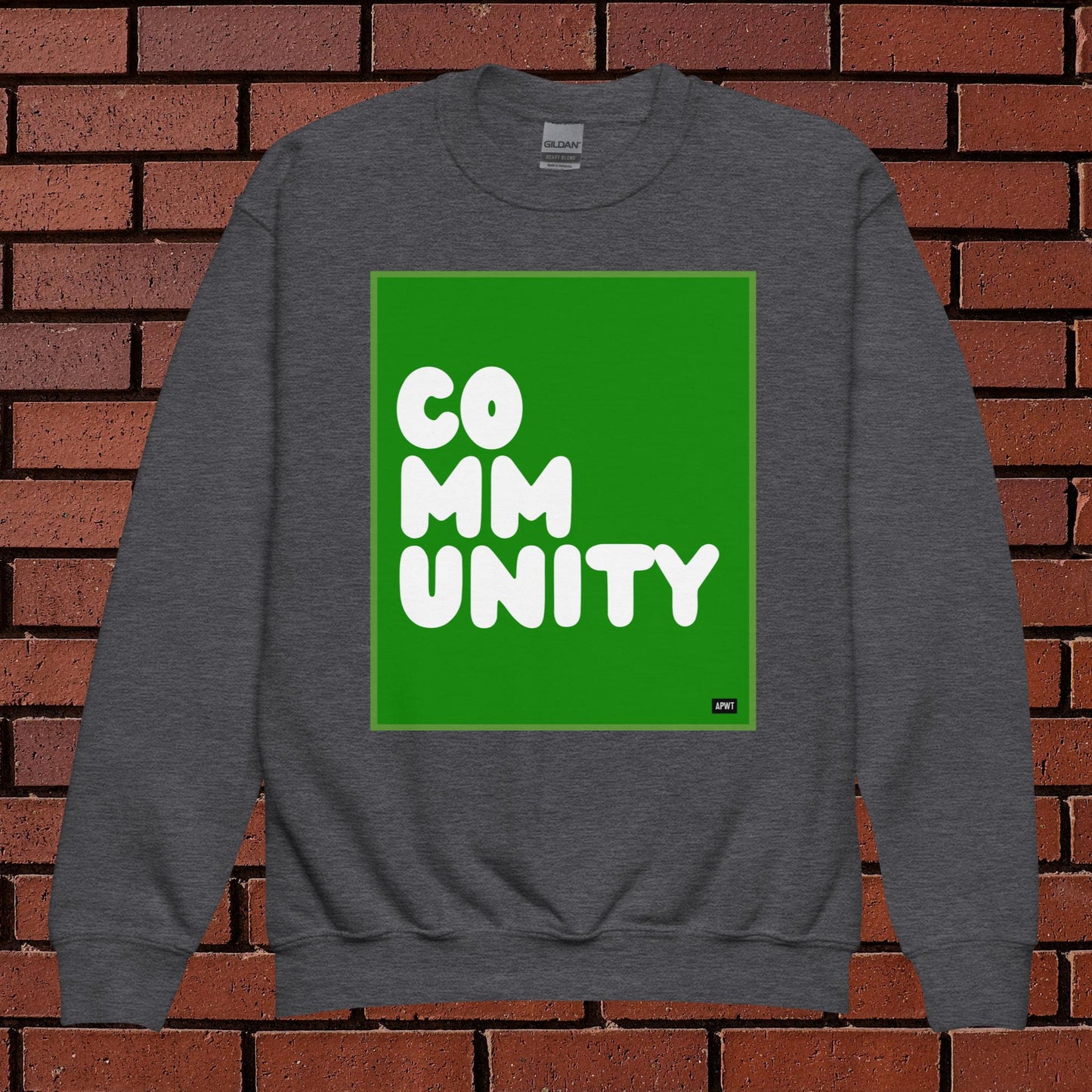 Community Kids in Broccoli Unisex Crew Neck Sweatshirt - Available in Assorted Colors