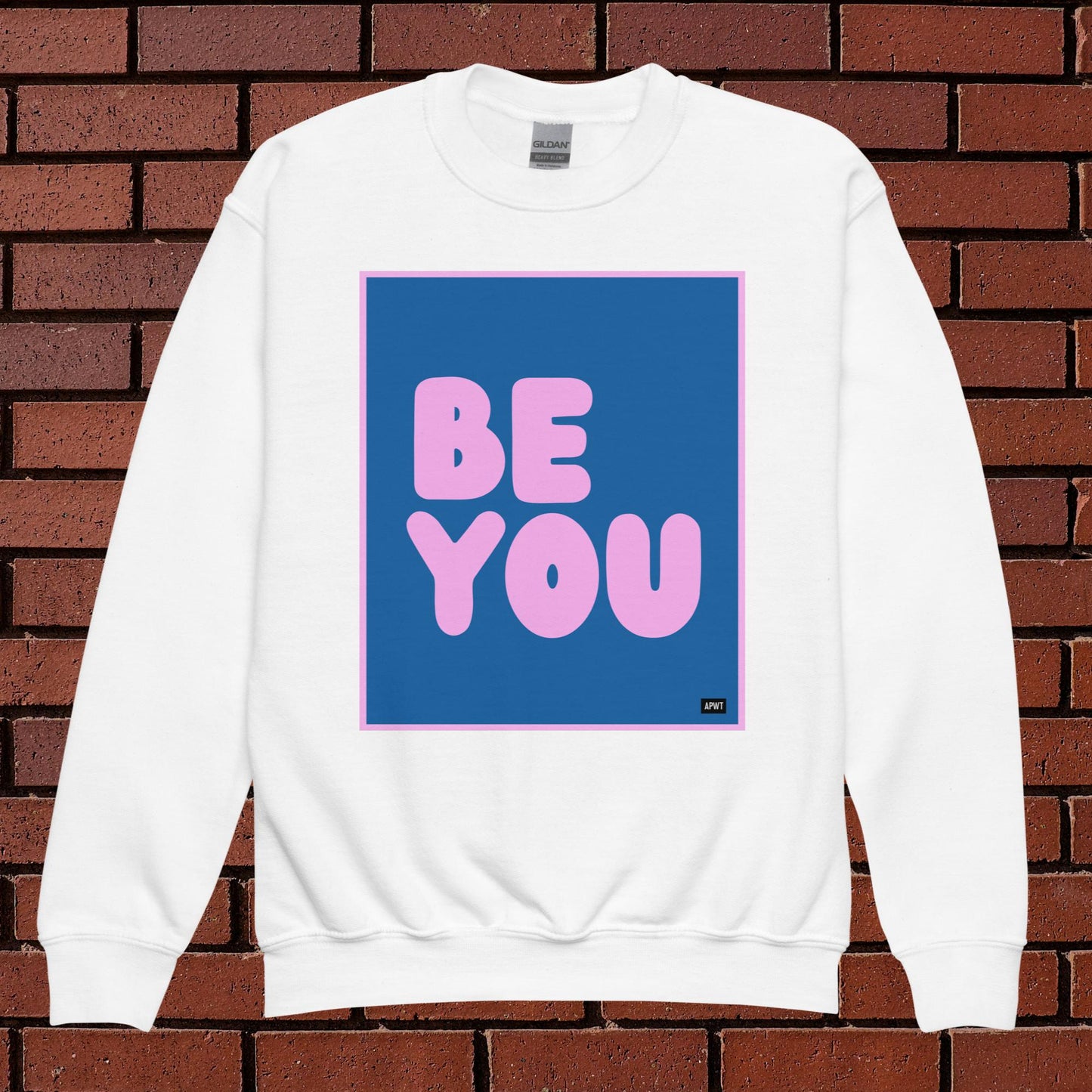 Be You Kids in Blue and Pink Unisex Crew Neck Sweatshirt - Available in Assorted Colors