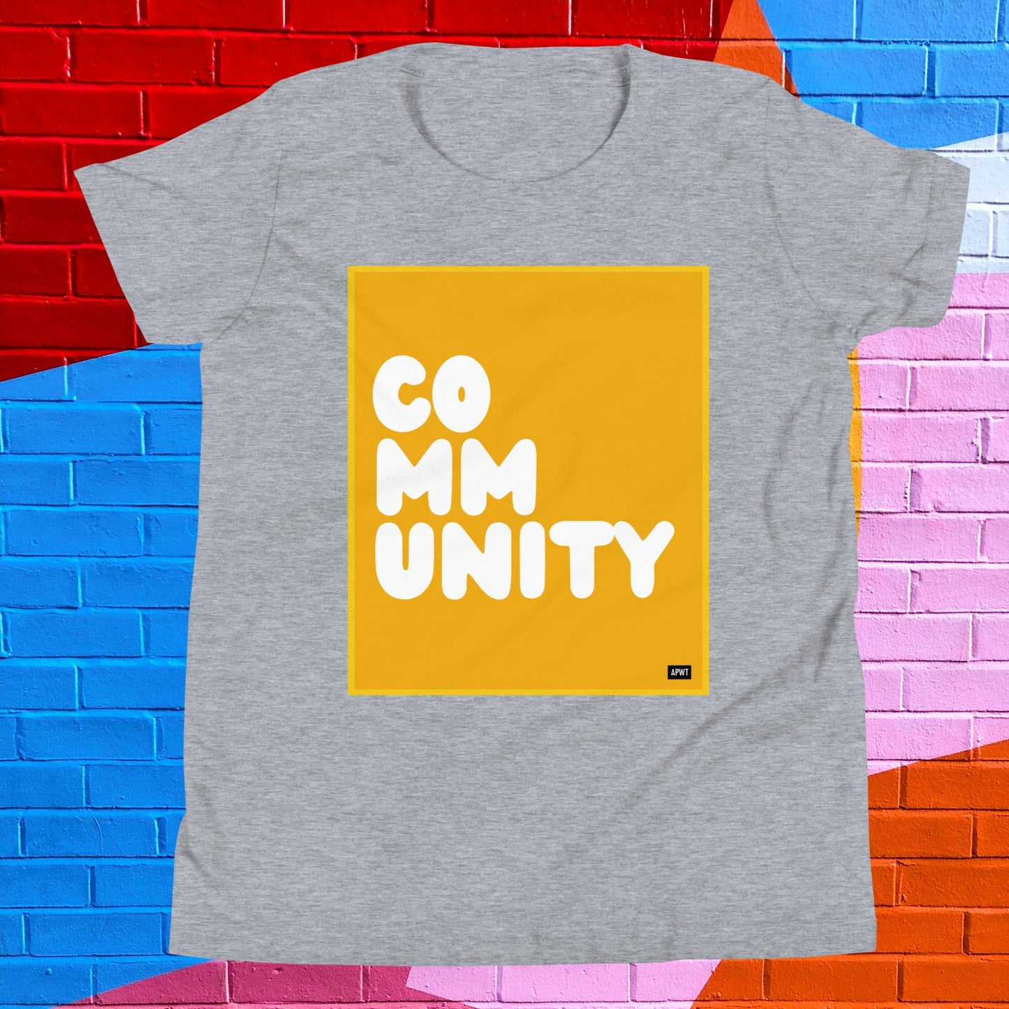 Community Kids in Autumn Leaves Unisex T-Shirt - Available in Assorted Colors