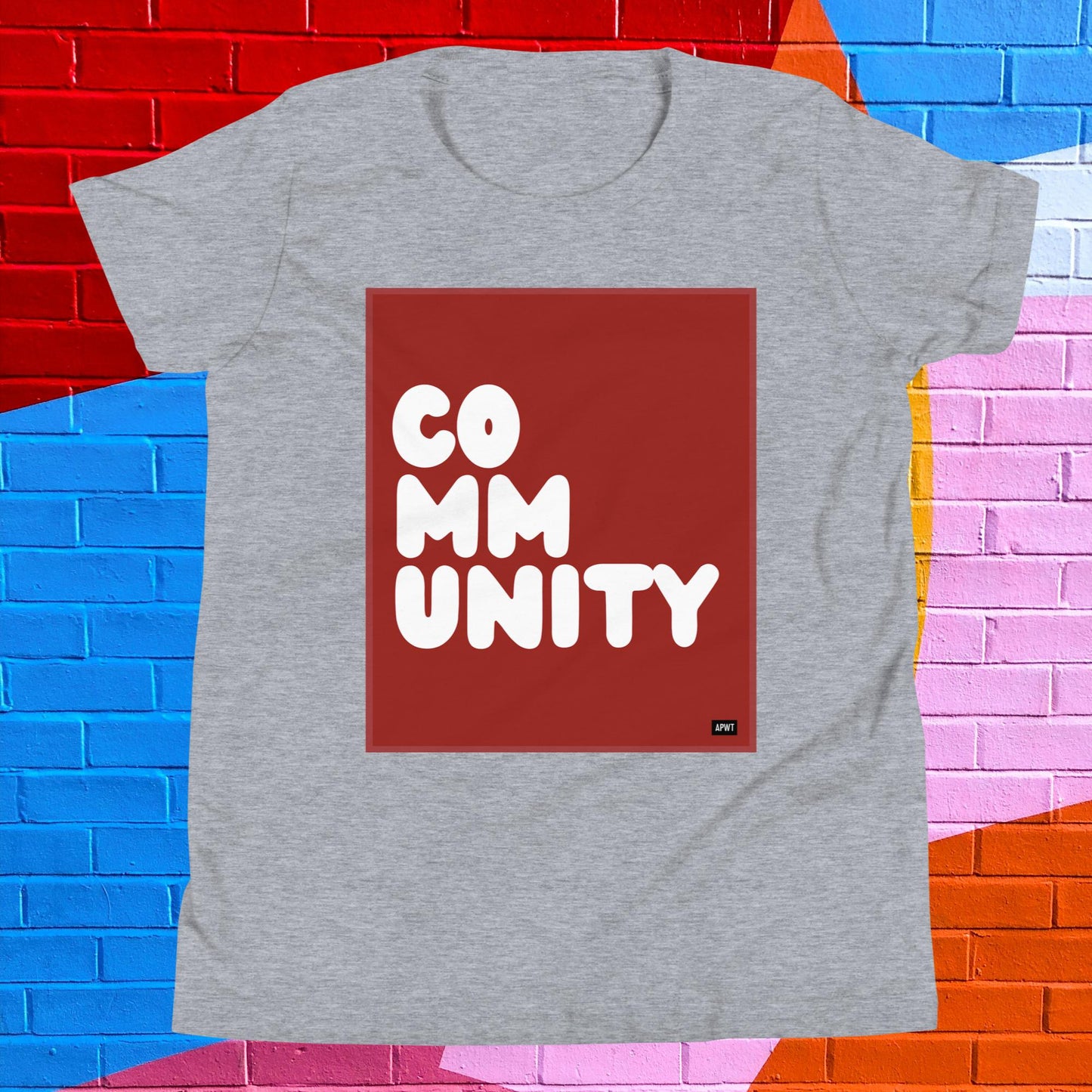 Community Kids in Apple Red Unisex T-Shirt - Available in Assorted Colors