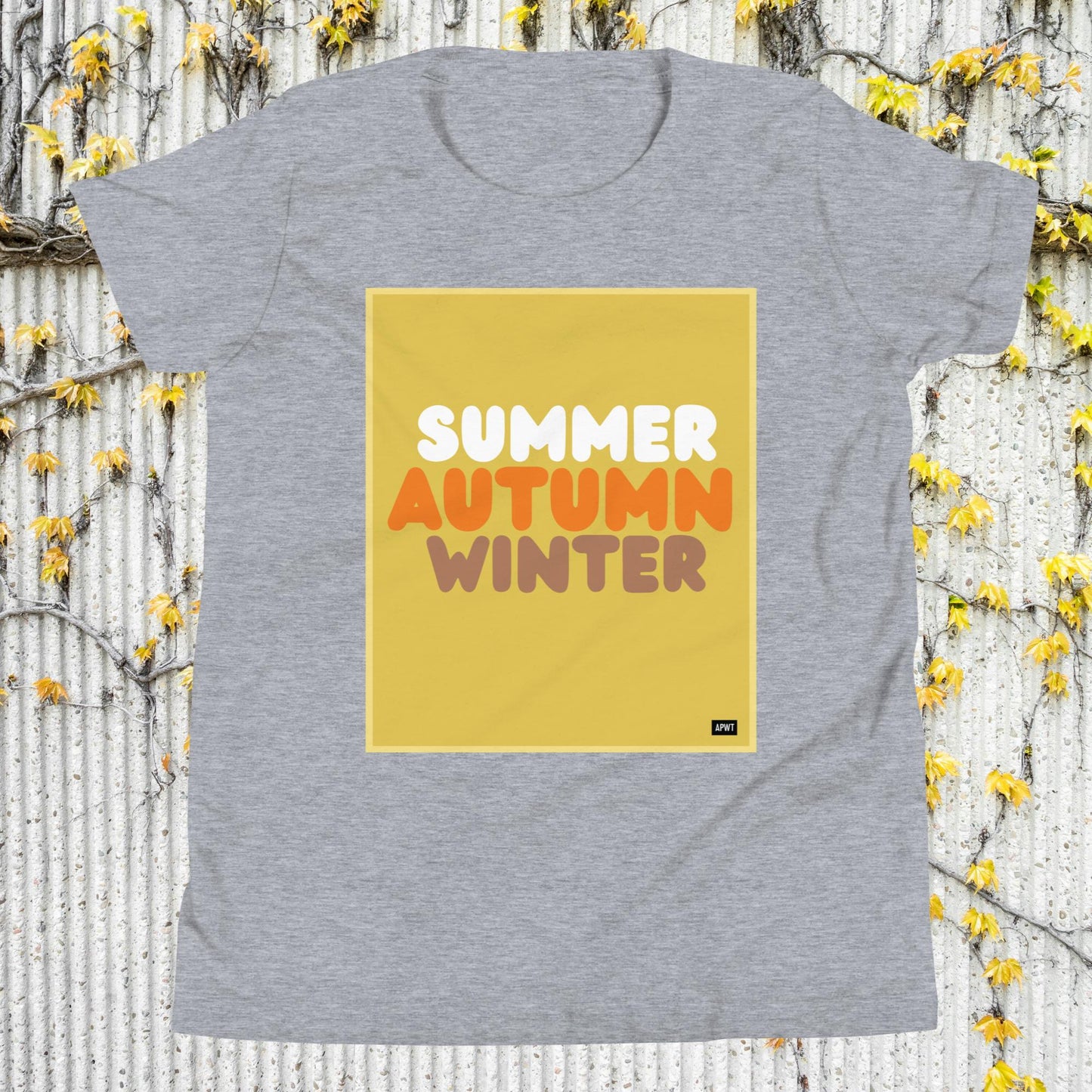 Autumn Kids in Yellow Unisex T-Shirt - Available in Assorted Colors